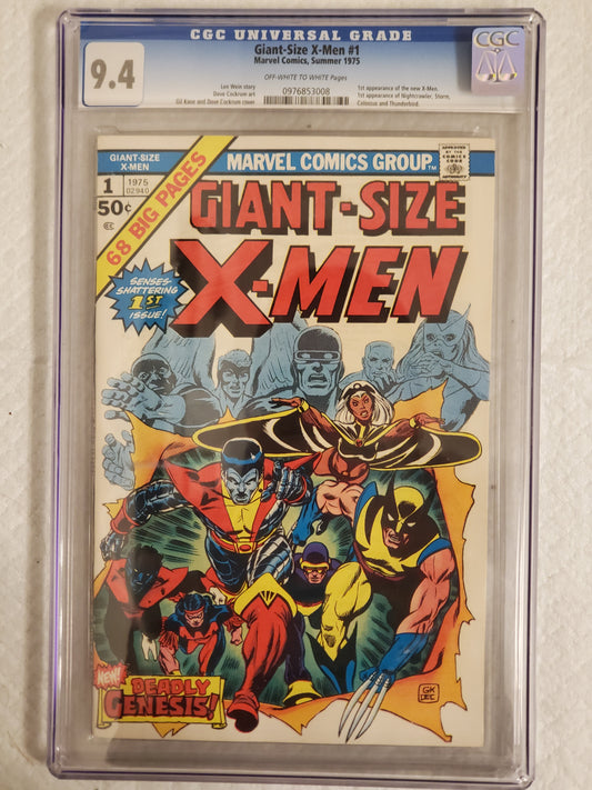 Giant-Size X-Men #1 | CGC 9.4  | Bronze Age | 1st Appearance Of The New X-Men (Storm, Nightcrawler, Colossus)