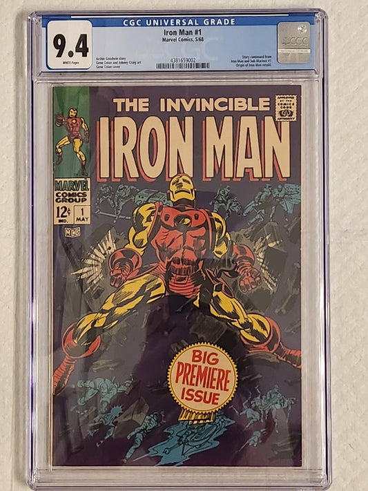 Iron Man #1 | CGC 9.4  | 1st Silver Age Issue