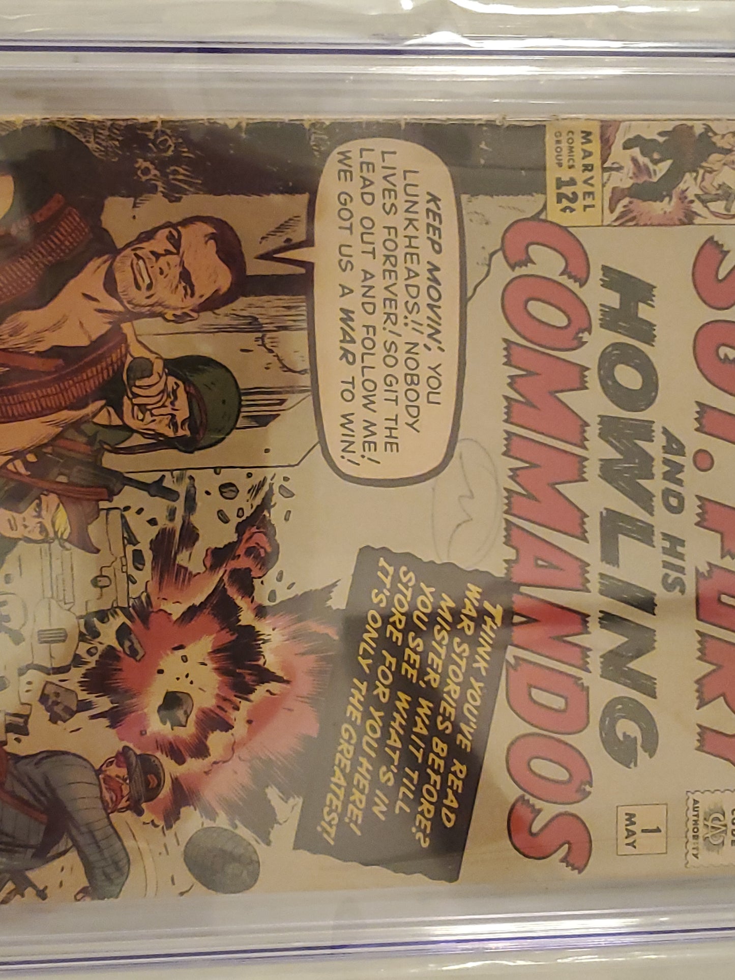 Sgt. Fury & His Howling Commandos #1 | CGC 4.0 | 1st Nick Fury