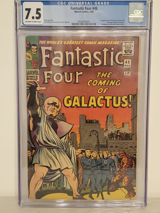 Fantastic Four #48 | CGC 7.5  | Silver Age | 1st Appearance Of Galactus & The SIlver Surfer