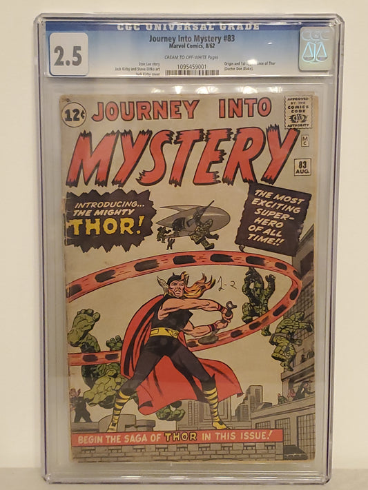 Journey Into Mystery #83 | CGC 2.5  | Silver Age | 1st Appearance Of The Mighty Thor