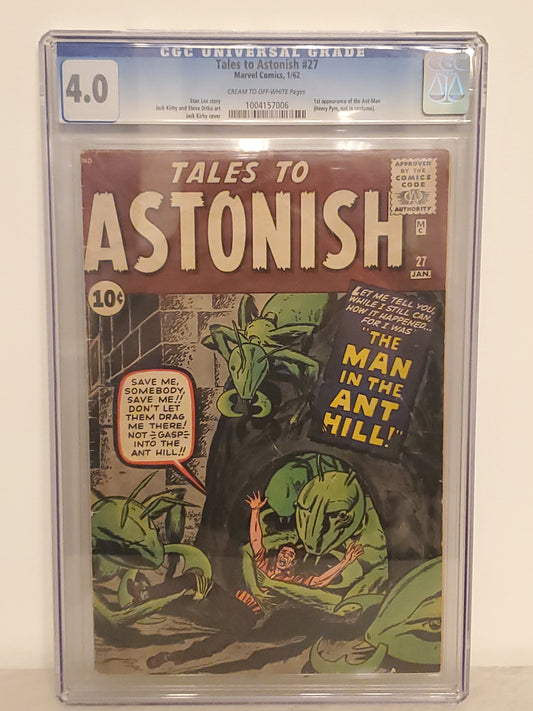 Tales To Astonish #27 | CGC 4.0  | Silver Age | 1st Appearance Of Ant-Man (Hank Pym)