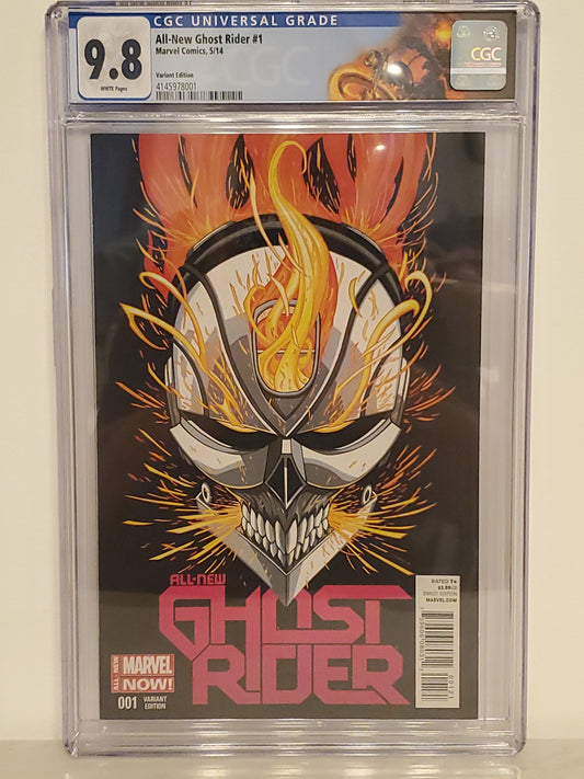 All-New Ghost Rider #1 | 1:50 Tradd Moore Variant | CGC 9.8  | Modern Age | 1st Appearance Of Robbie (Ghost Rider) Reyes