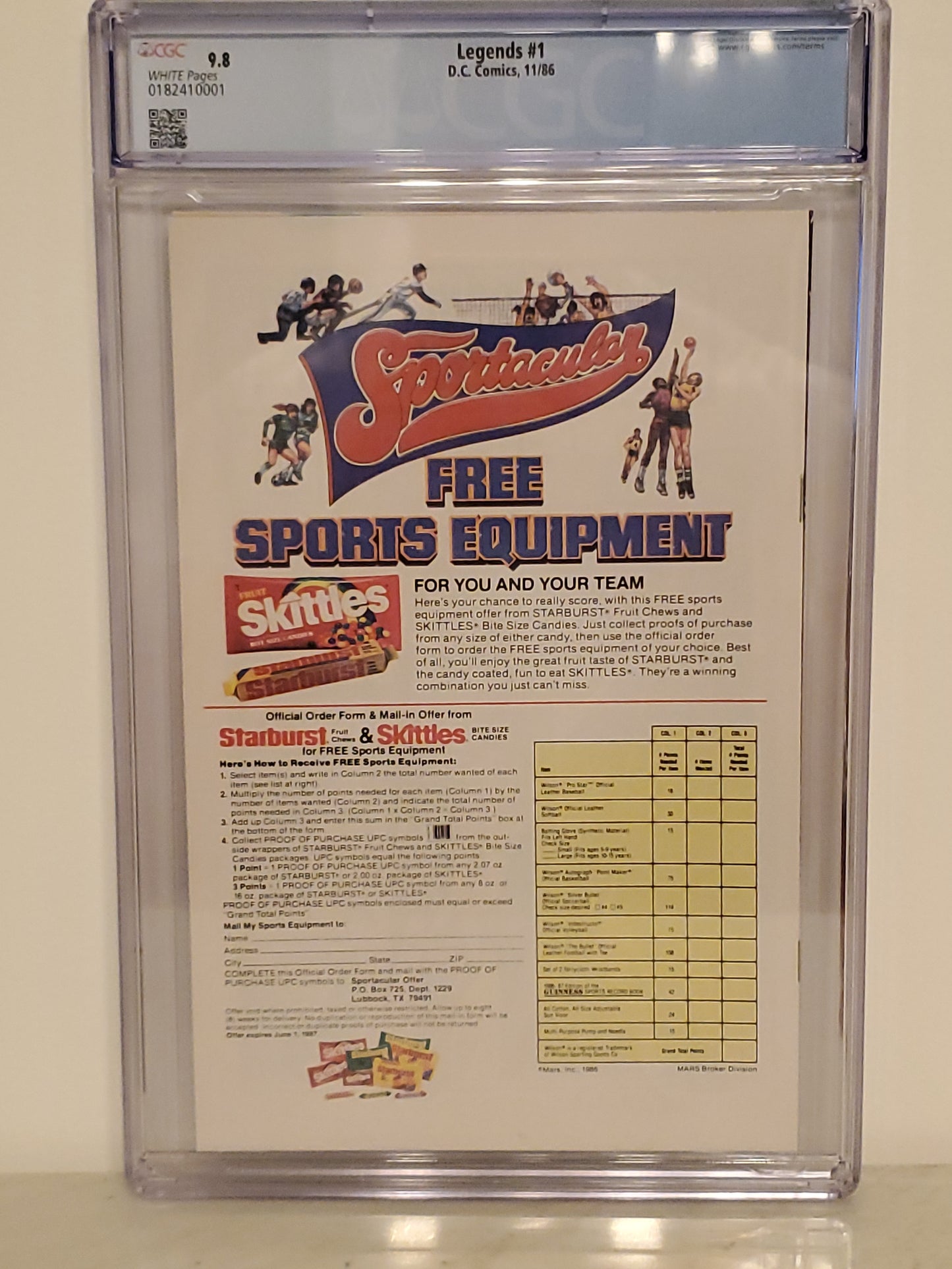 Legends #1 | CGC 9.8 | 1st Amanda Waller