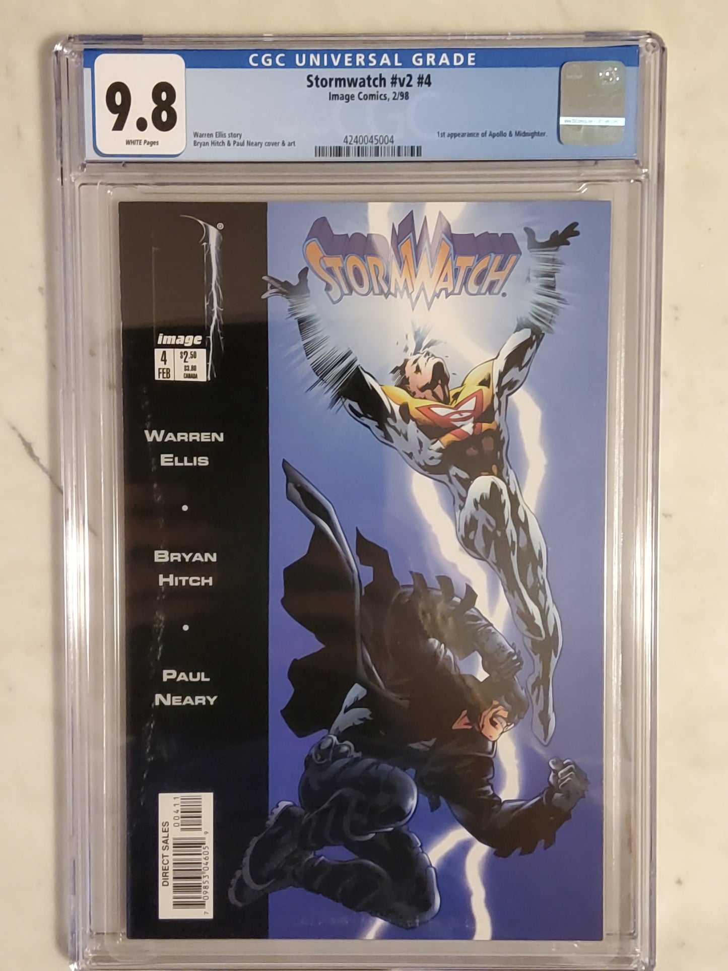 Stormwatch #4 | CGC 9.8  | Modern Age | 1st Appearance Of Midnighter & Apollo