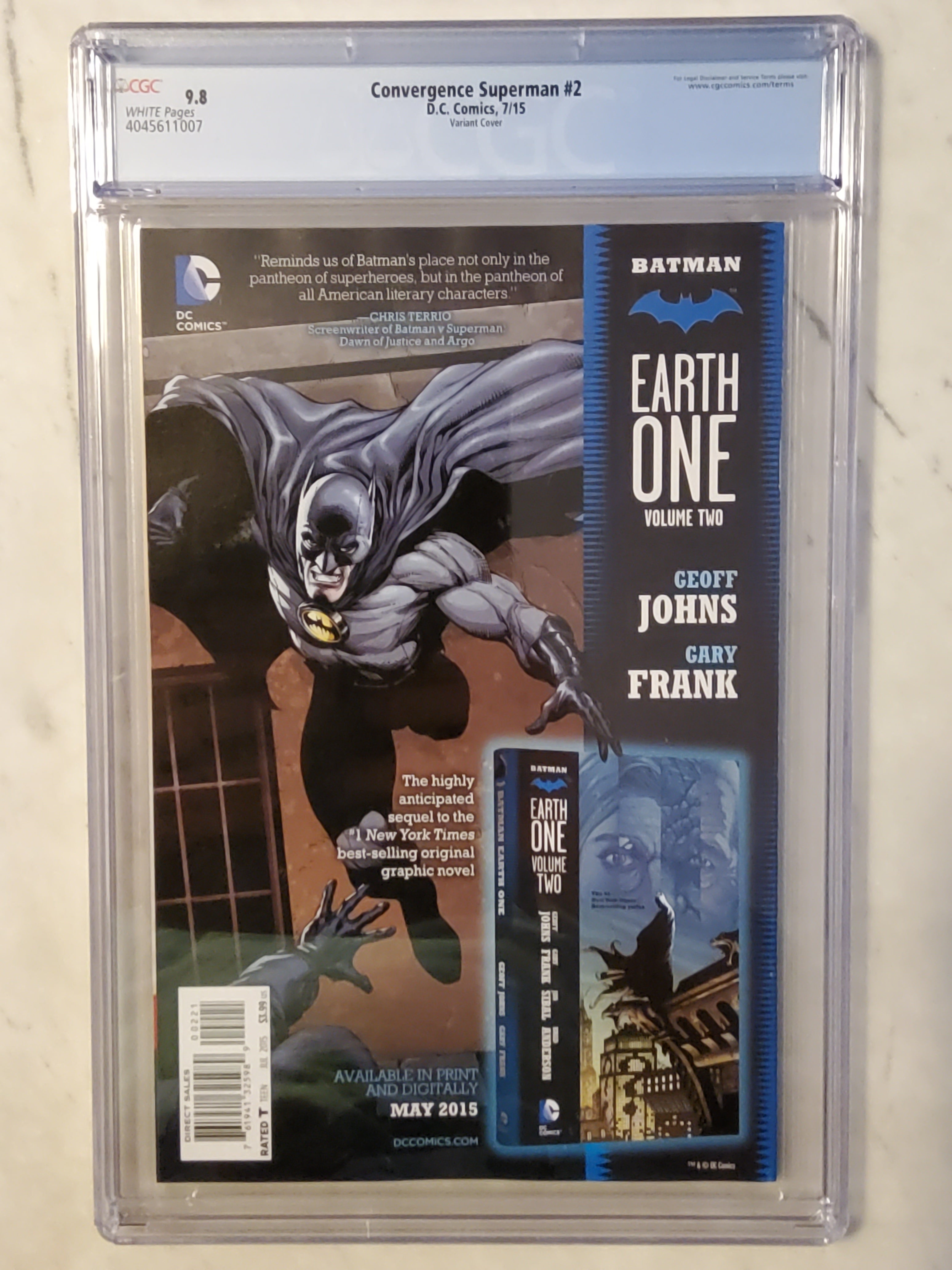 Convergence: Superman #2 | CGC 9.8  | 1st Jon (Superman 2) Kent | 1:15 Kidd Variant