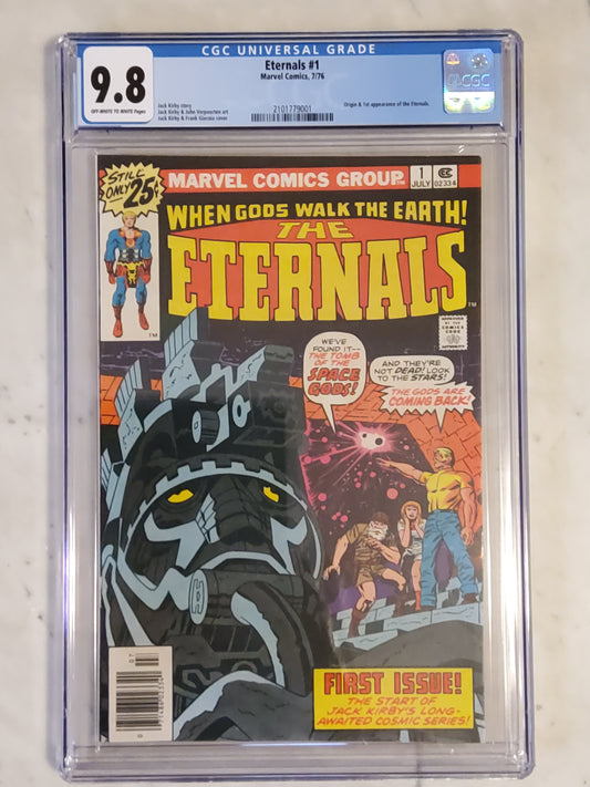 Eternals #1 | CGC 9.8  | Bronze Age | 1st Appearance Of The Eternals