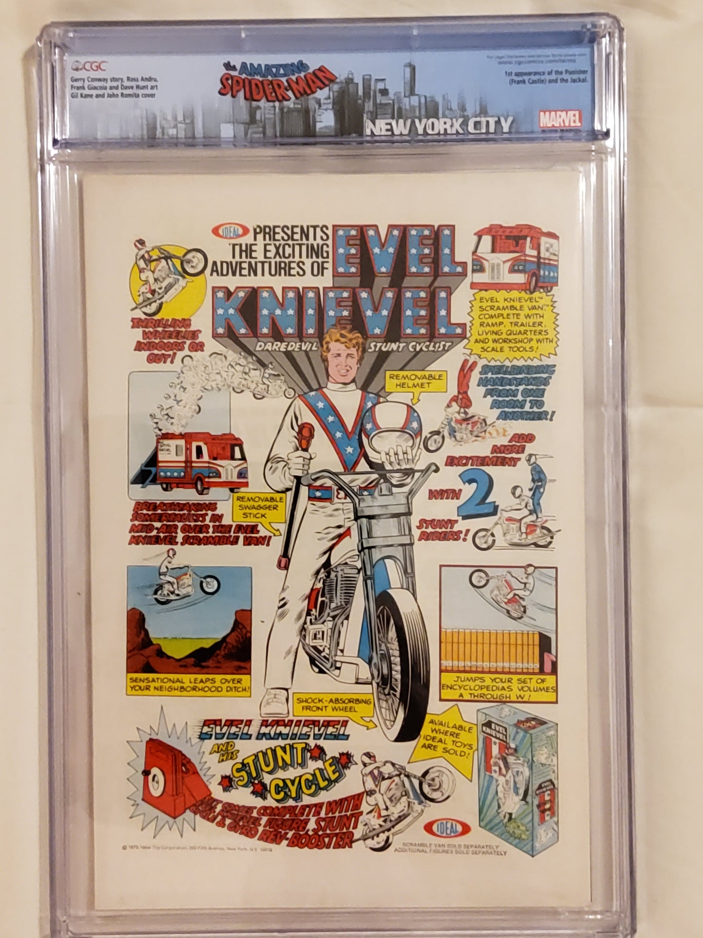 Amazing Spider-Man #129 | CGC 9.6  | Bronze Age | 1st Appearance Of The Punisher | Custom Label