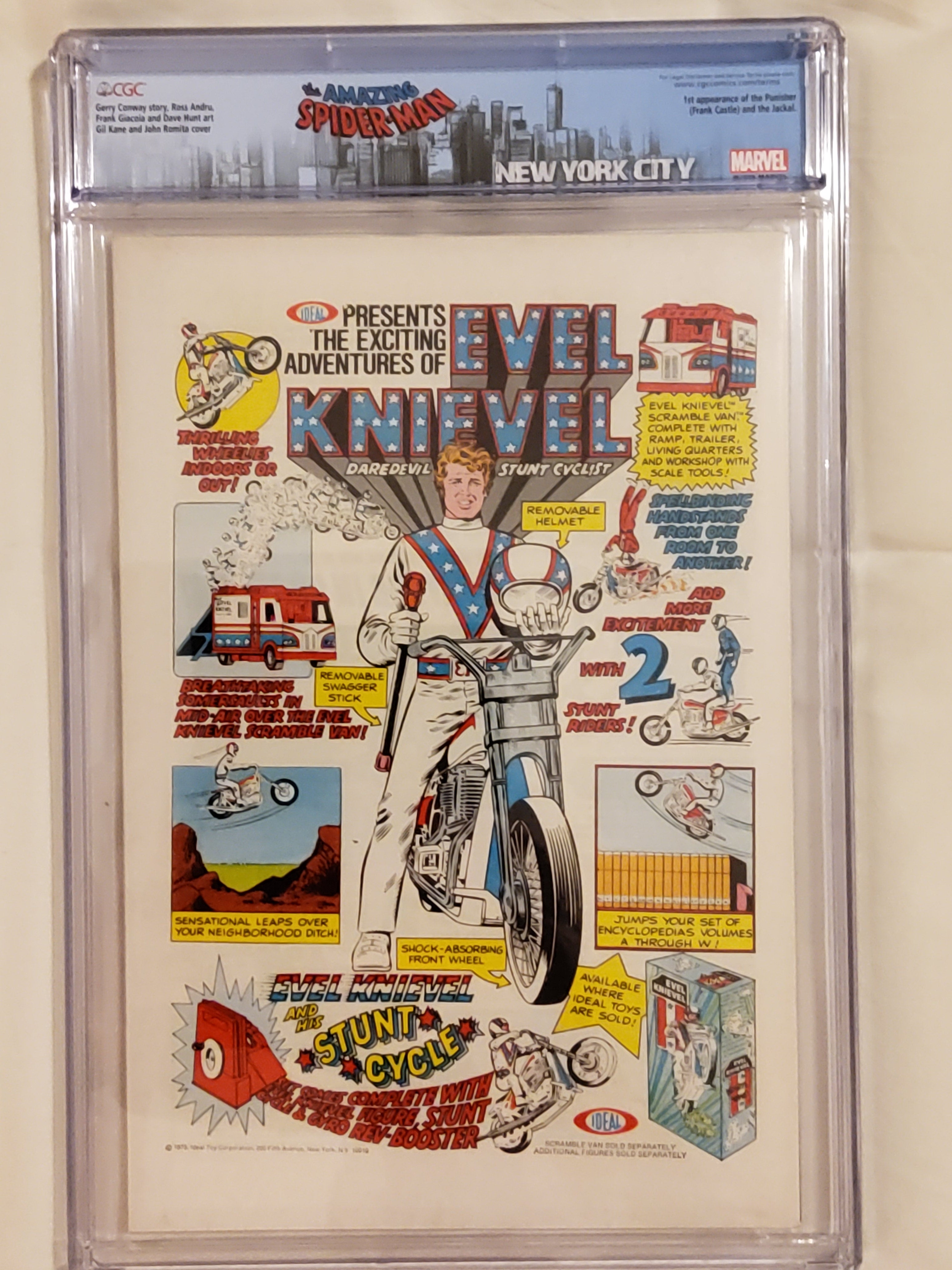 Amazing Spider-Man #129 | CGC 9.6  | 1st Punisher | Custom Label