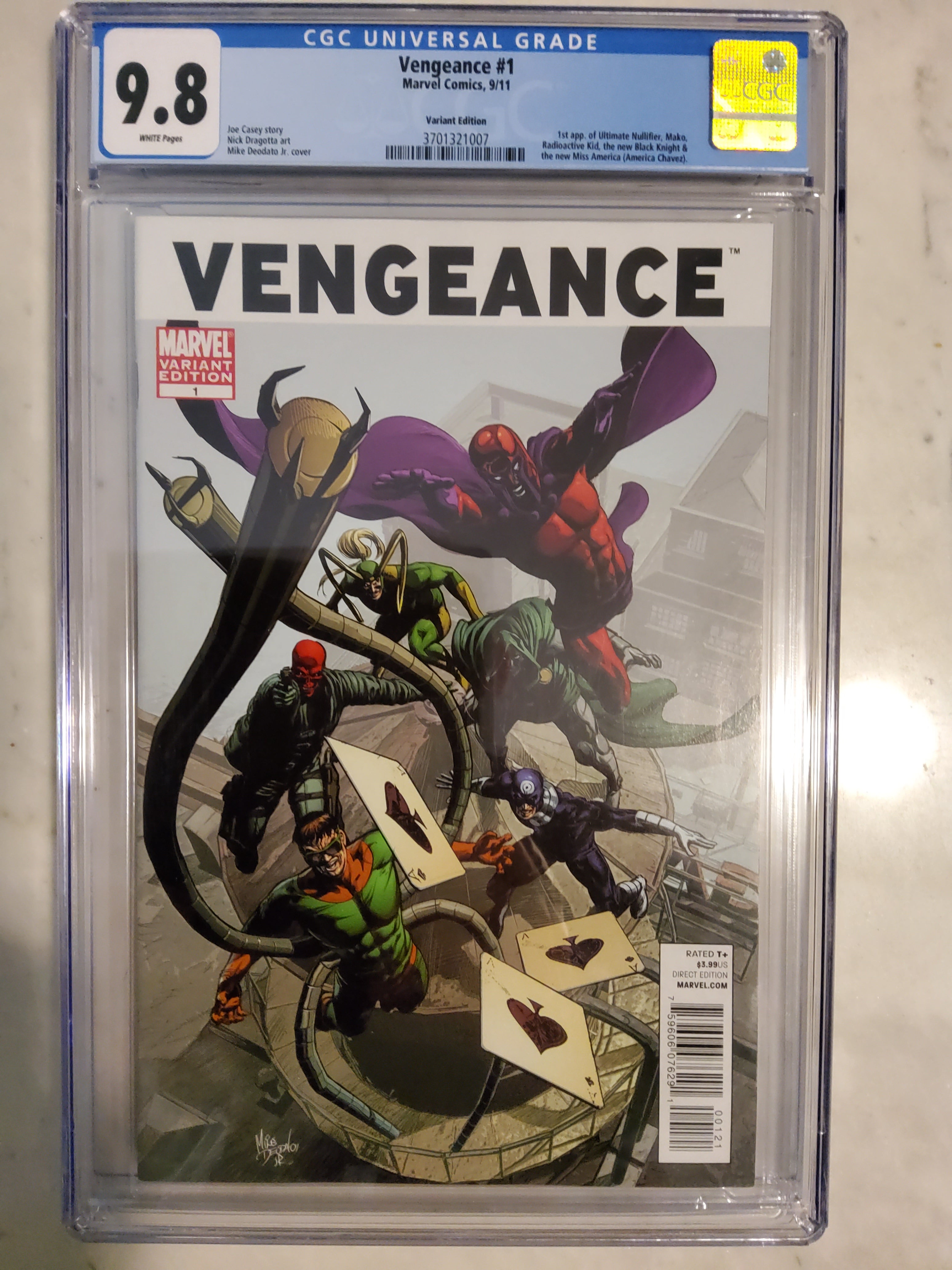 Vengeance #1 | 1:15 Deodato Variant Cover | CGC 9.8 | 1st America Chavez
