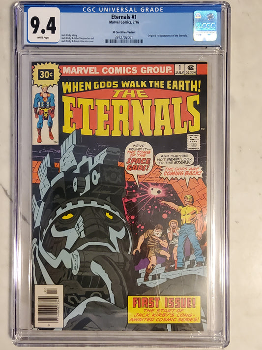 Eternals #1 | 30 Cent Variant | CGC 9.4  | 1st Appearance Of The Eternals