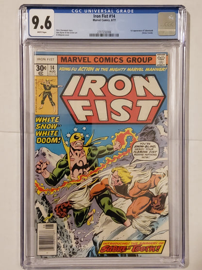 Iron Fist #14 | CGC 9.6 | Bronze Age | 1st Appearance Of Sabretooth