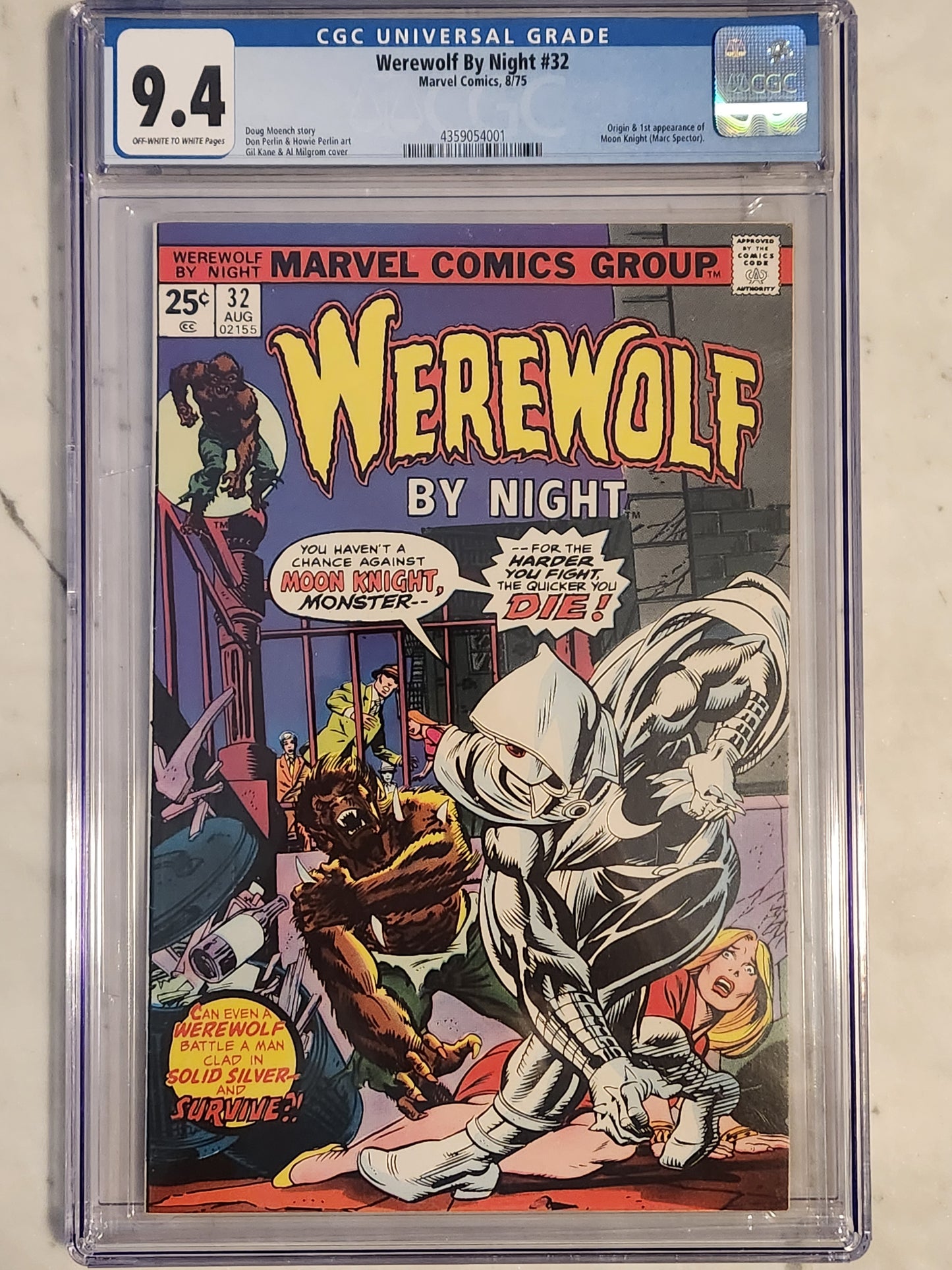 Werewolf By Night #32 | CGC 9.4  | Bronze Age | 1st Appearance Of Moon Knight