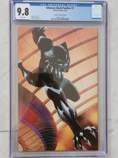 Ultimate Black Panther #1 | CGC 9.8 NM/MT | Foreman Virgin Cover Variant