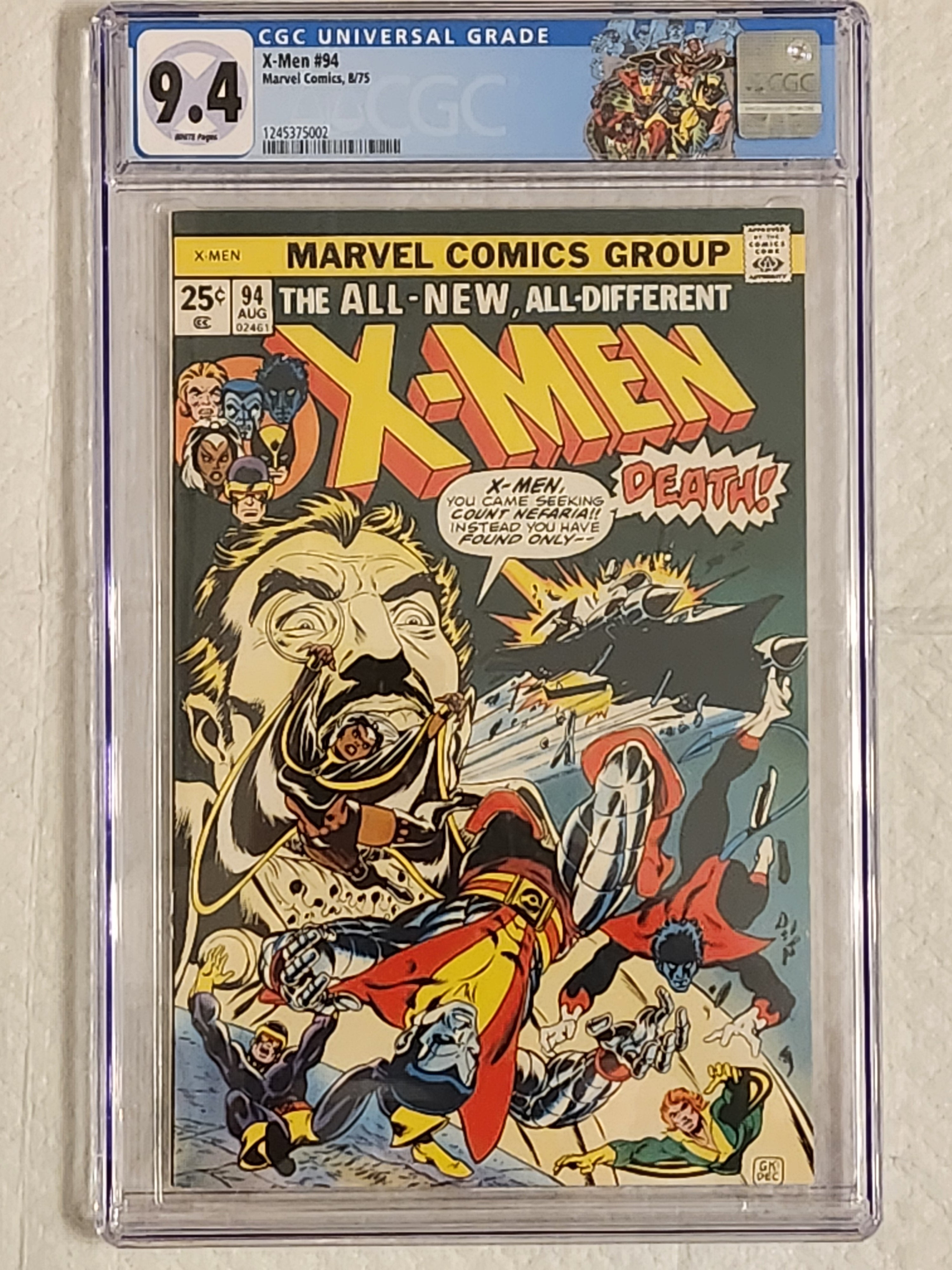 X-Men #94 | CGC 9.4  | 1st Issue Of The New X-Men (Storm, Nightcrawler, Colossus)