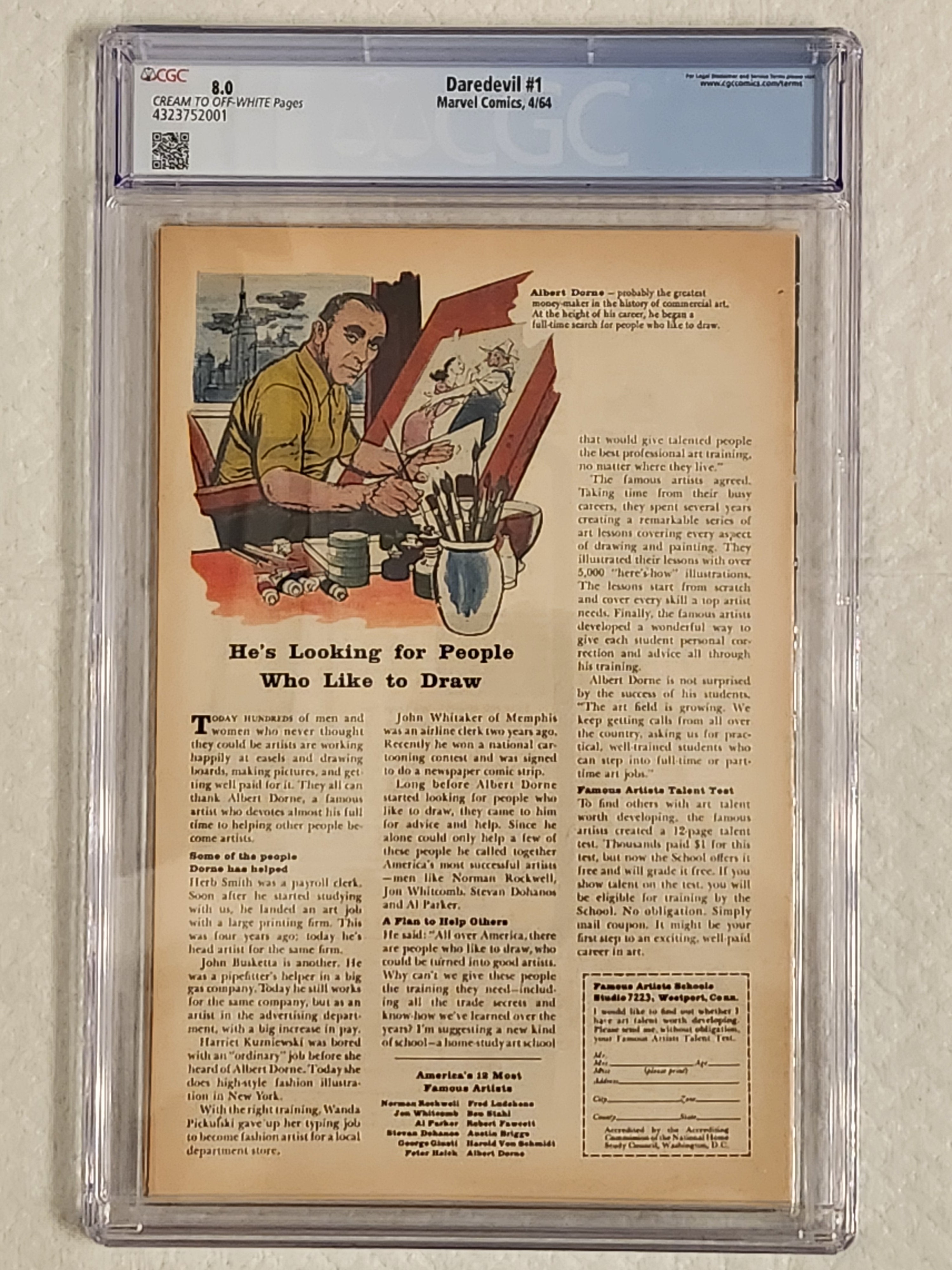Daredevil #1 | CGC 8.0  | 1st Daredevil