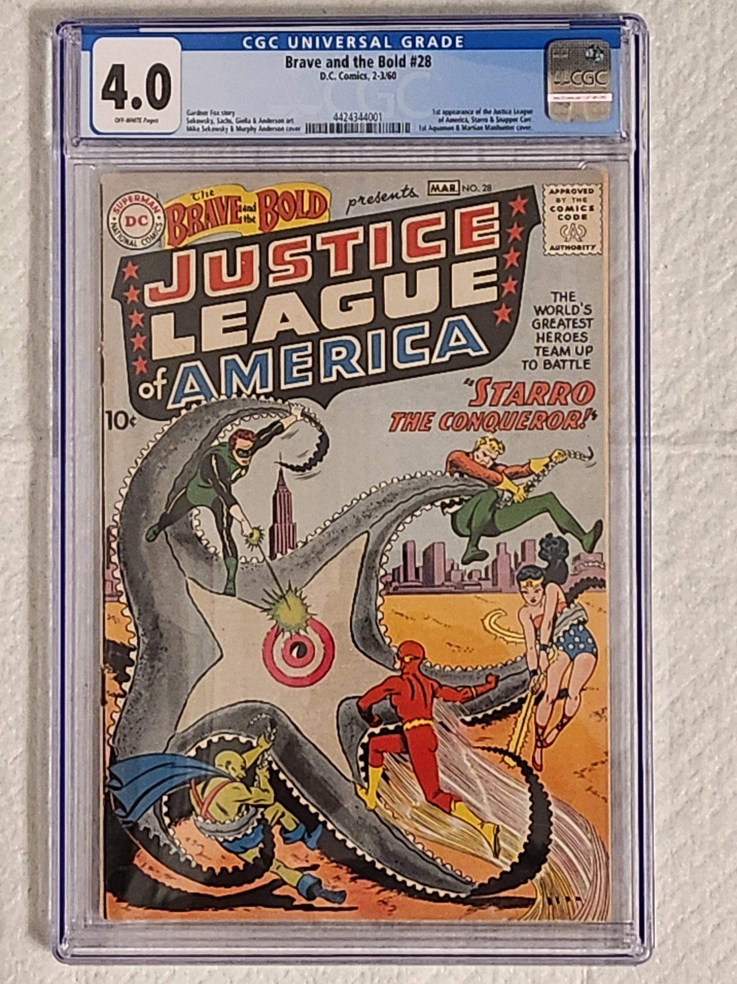 Brave and the Bold #28 | CGC 4.0 VG | 1st Justice League