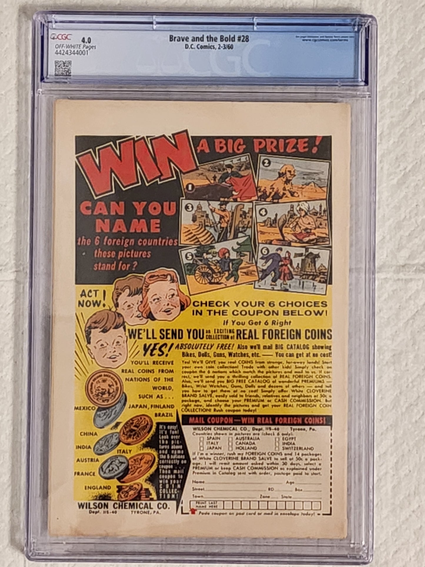 Brave and the Bold #28 | CGC 4.0 VG | 1st Justice League