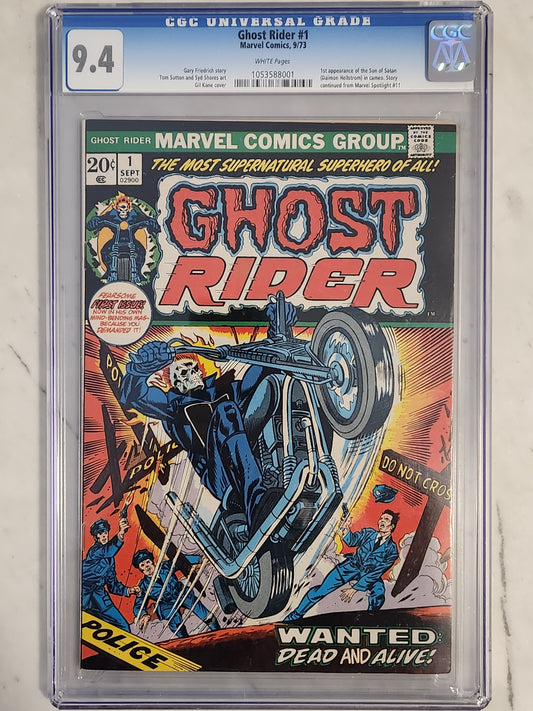 Ghost Rider #1 | CGC 9.4  | 1st Son of Satan