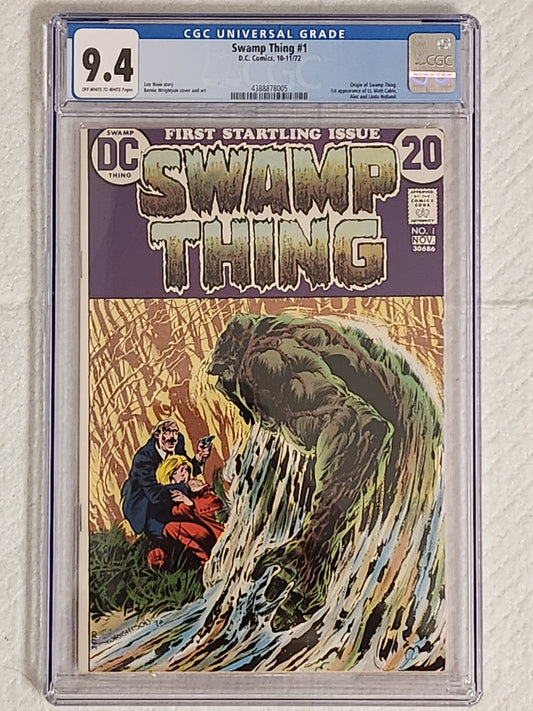 Swamp Thing #1 | CGC 9.4  | Bronze Age | 1st Issue of Classic Wein & Wrightson Run