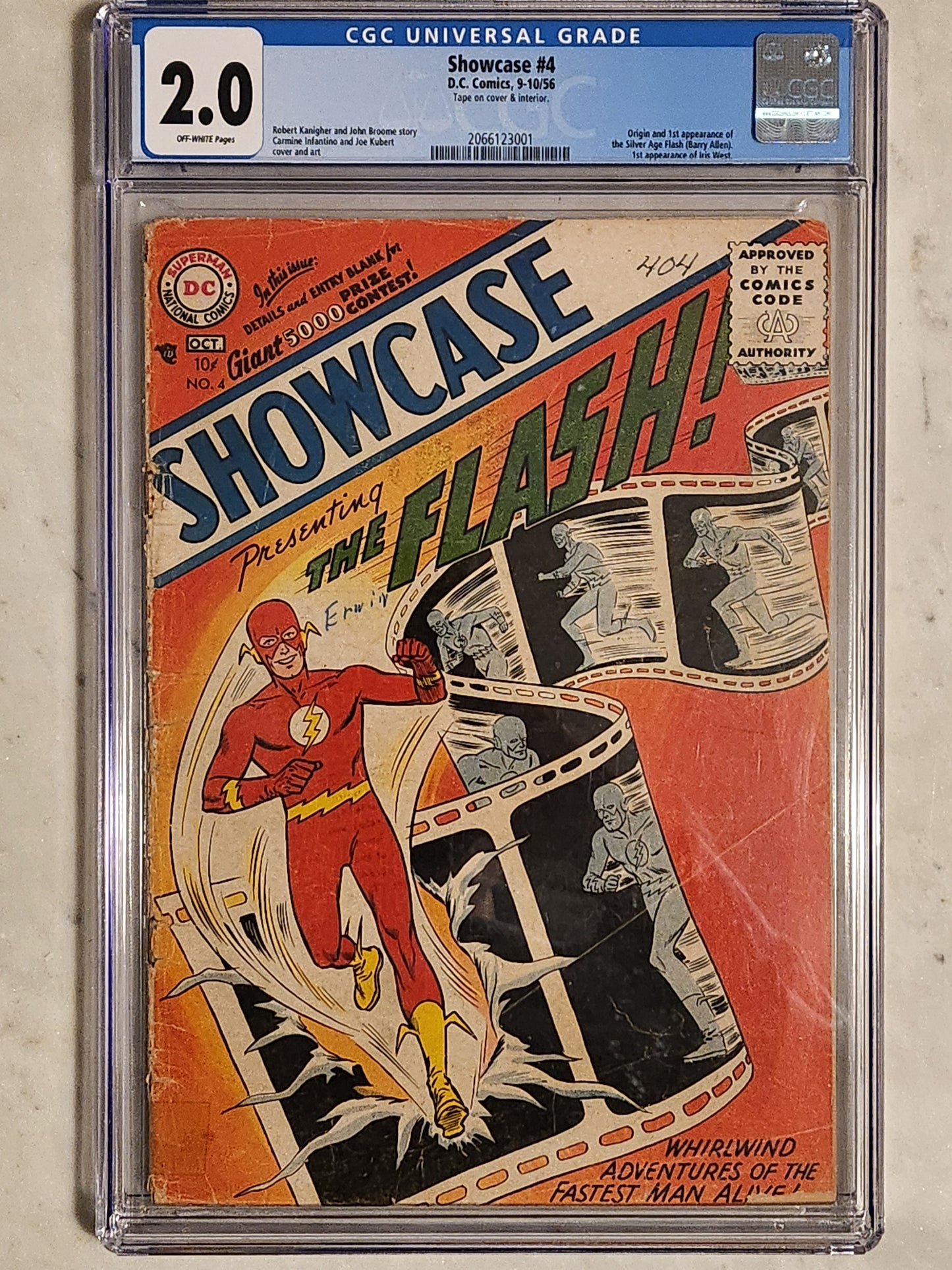 Showcase #4 | CGC 2.0  | 1st Silver Age Flash Barry Allen