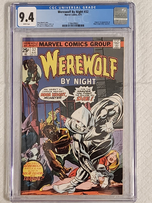 Werewolf By Night #32 | CGC 9.4  | 1st Moon Knight