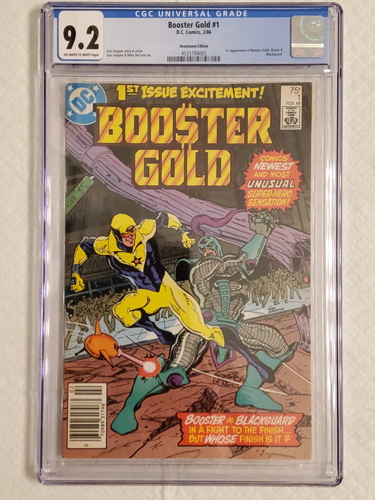 Booster Gold #1 | CGC 9.2 NM- | 1st App Booster Gold & Skeets