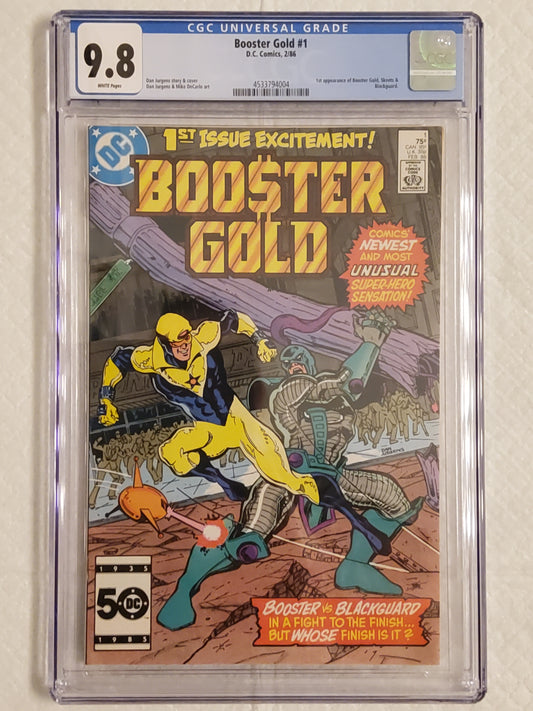 Booster Gold #1 | CGC 9.8 NM/MT | 1st App Booster Gold & Skeets