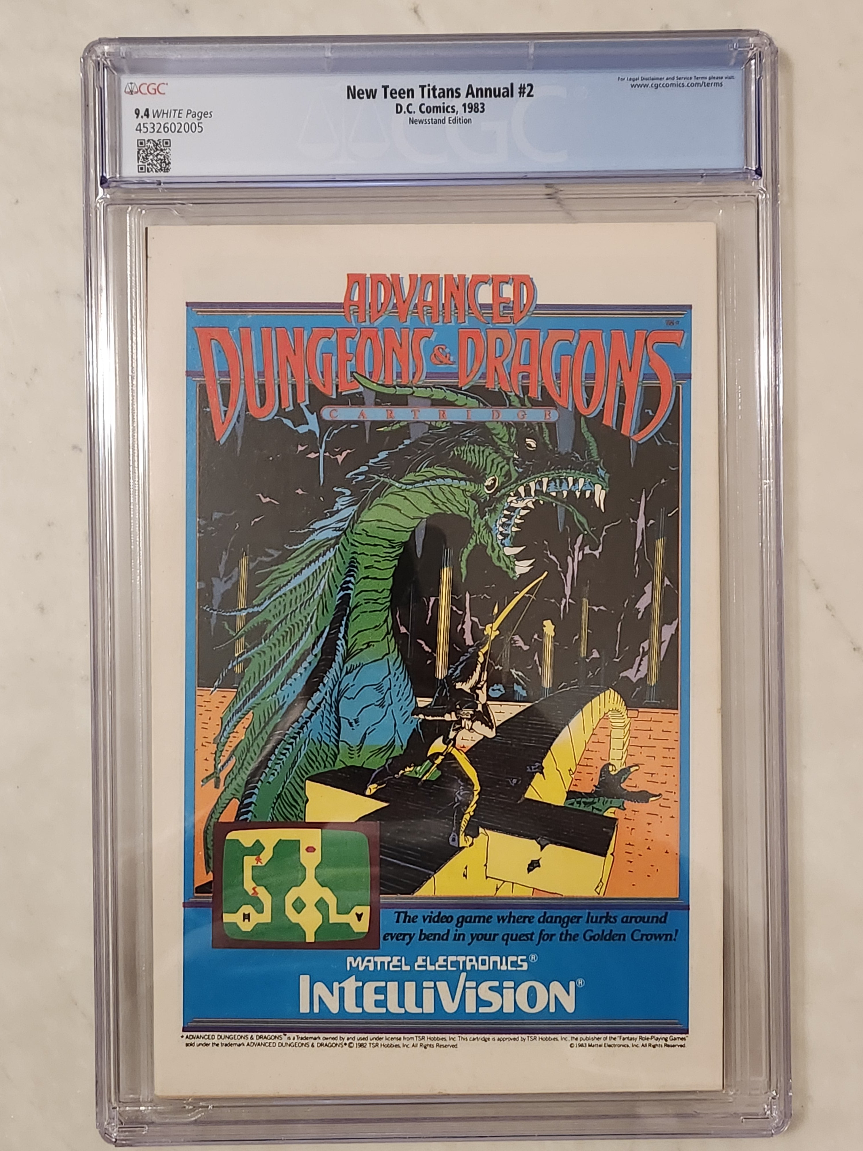New Teen Titans Annual #2 |  9.4 NM | 1st App Vigilante