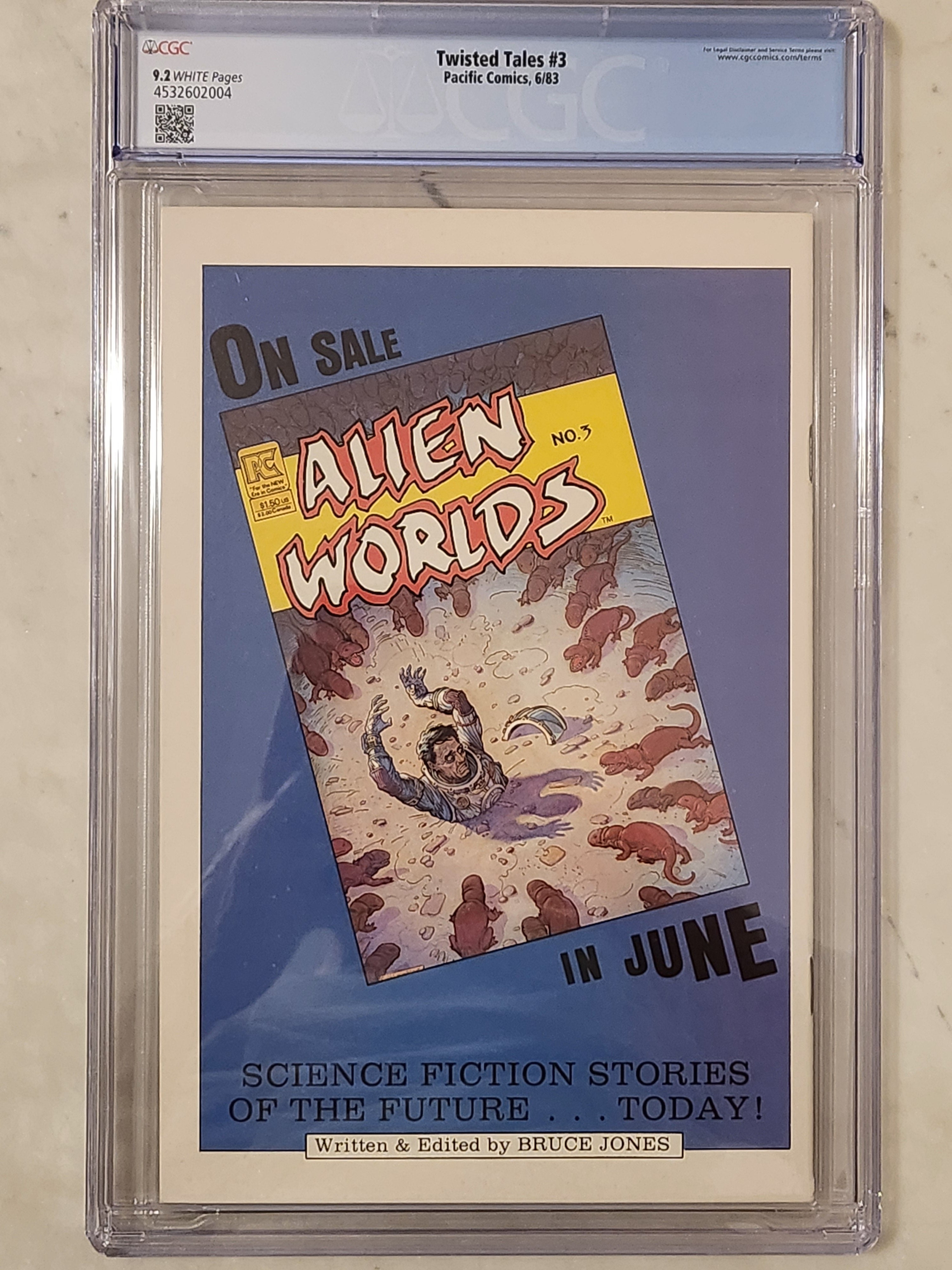 Twisted Tales #3 |  9.2 NM- | Classic Copper Age Horror