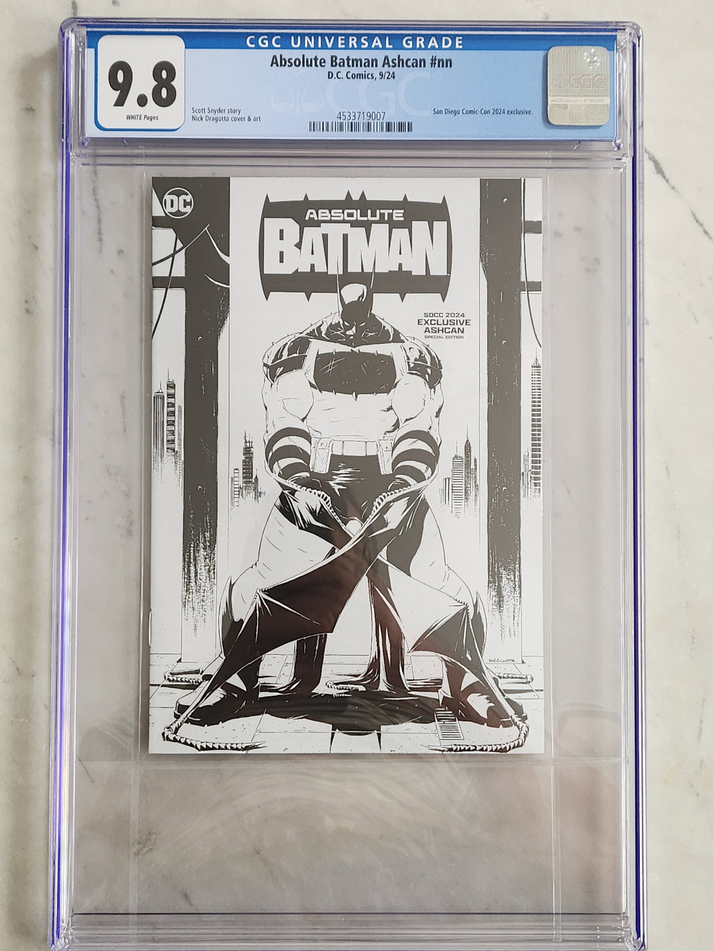 Absolute Batman Ashcan SDCC Exclusive #1 | CGC 9.8 NM/MT
