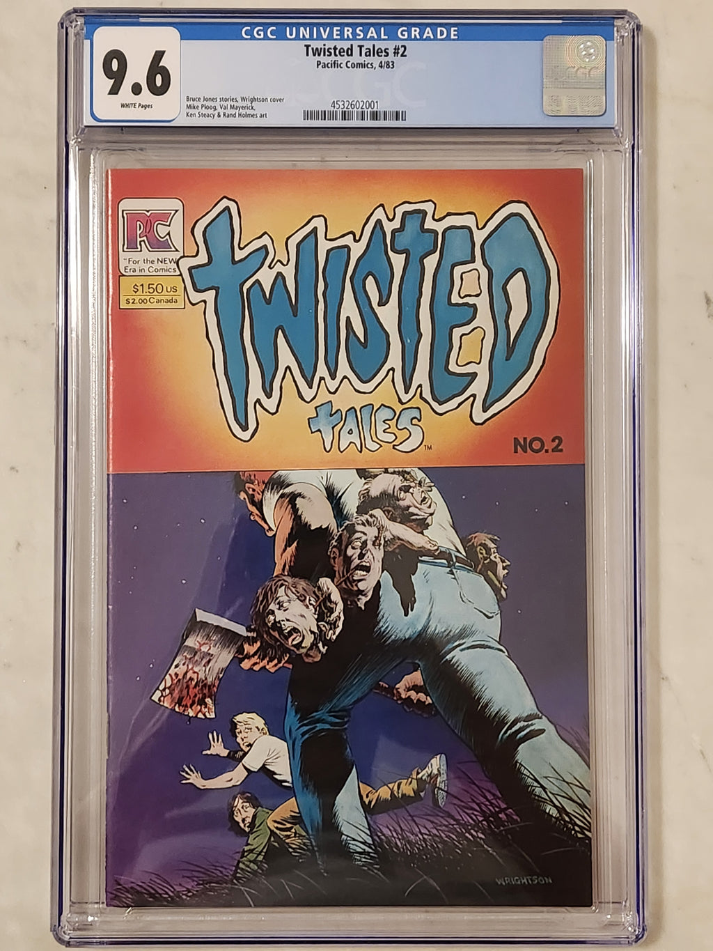 Twisted Tales #2 |  9.6 NM+ | Classic Copper Age Horror