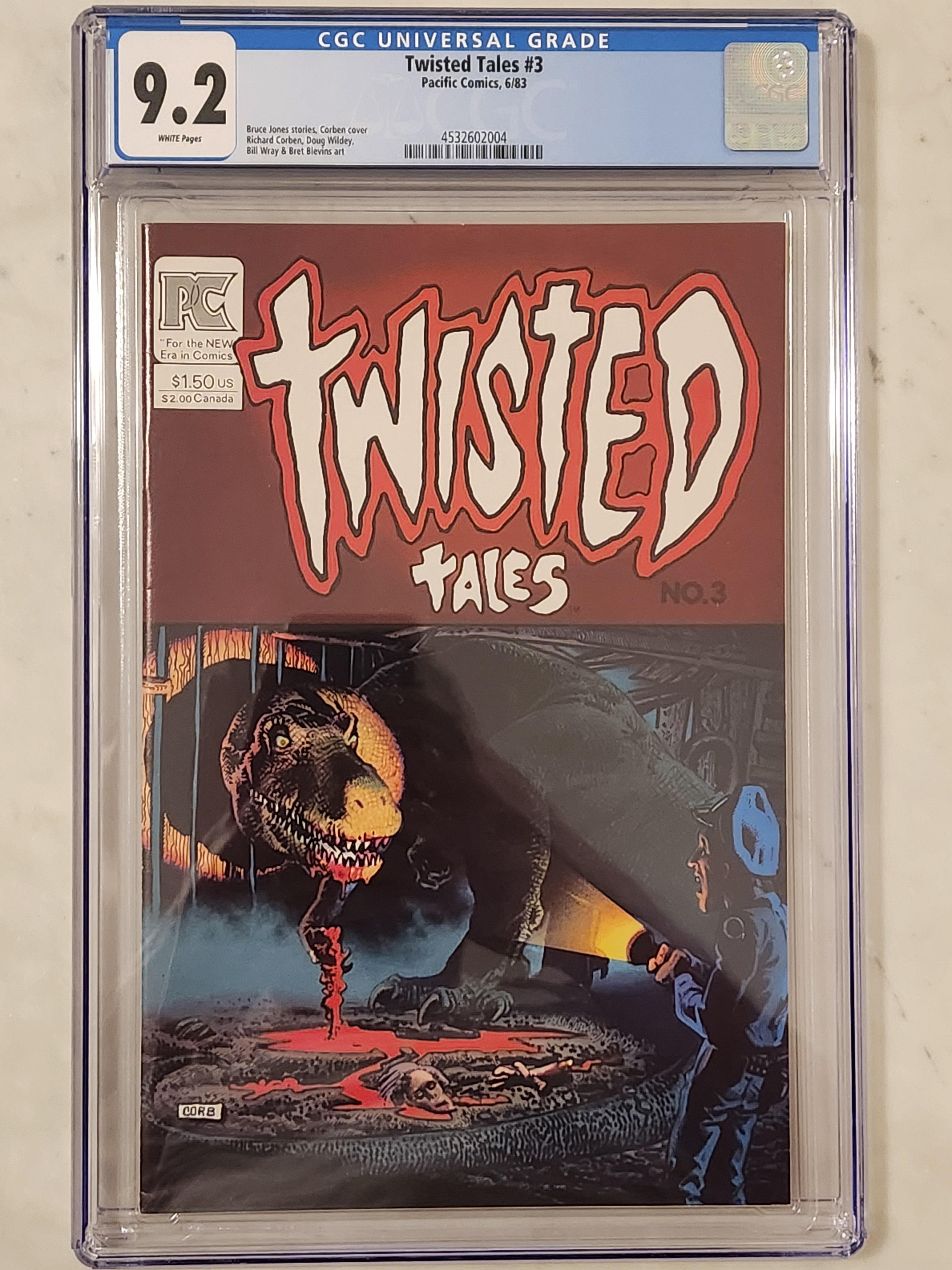Twisted Tales #3 |  9.2 NM- | Classic Copper Age Horror