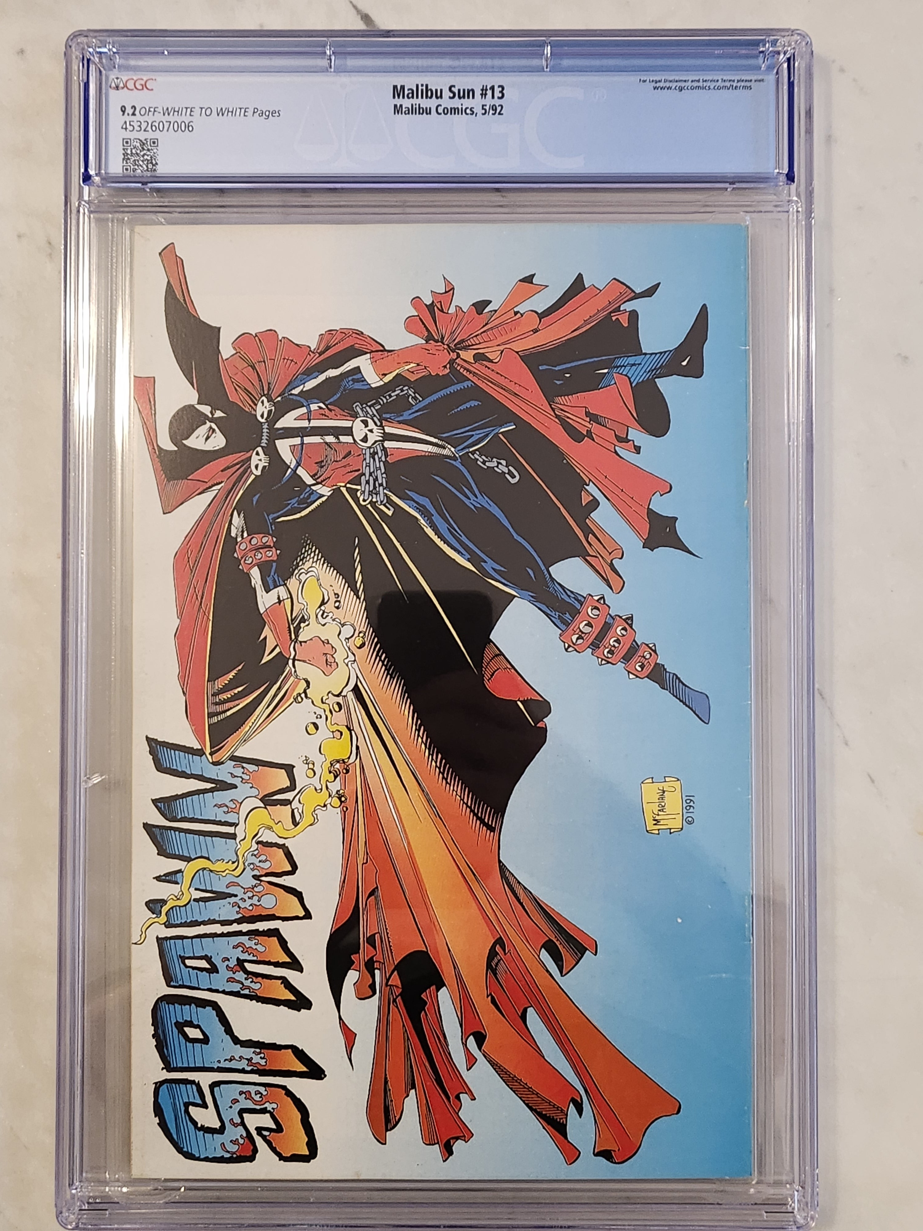 Malibu Sun #13 | CGC 9.2 NM- | Predates Spawn 1