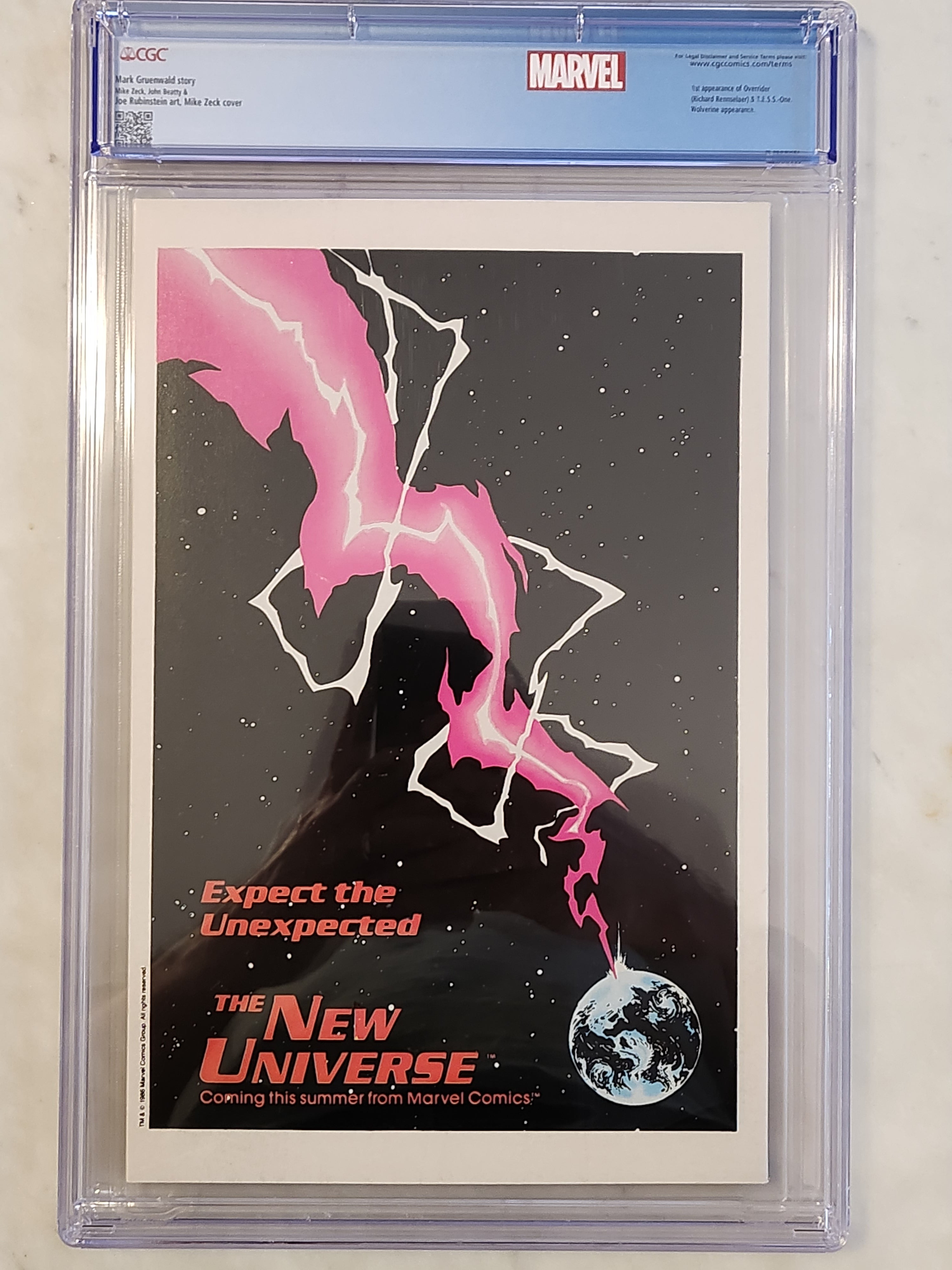 Captain America Annual #8 | CGC 9.8 NM/MT | Classic Zeck Wolverine Cover