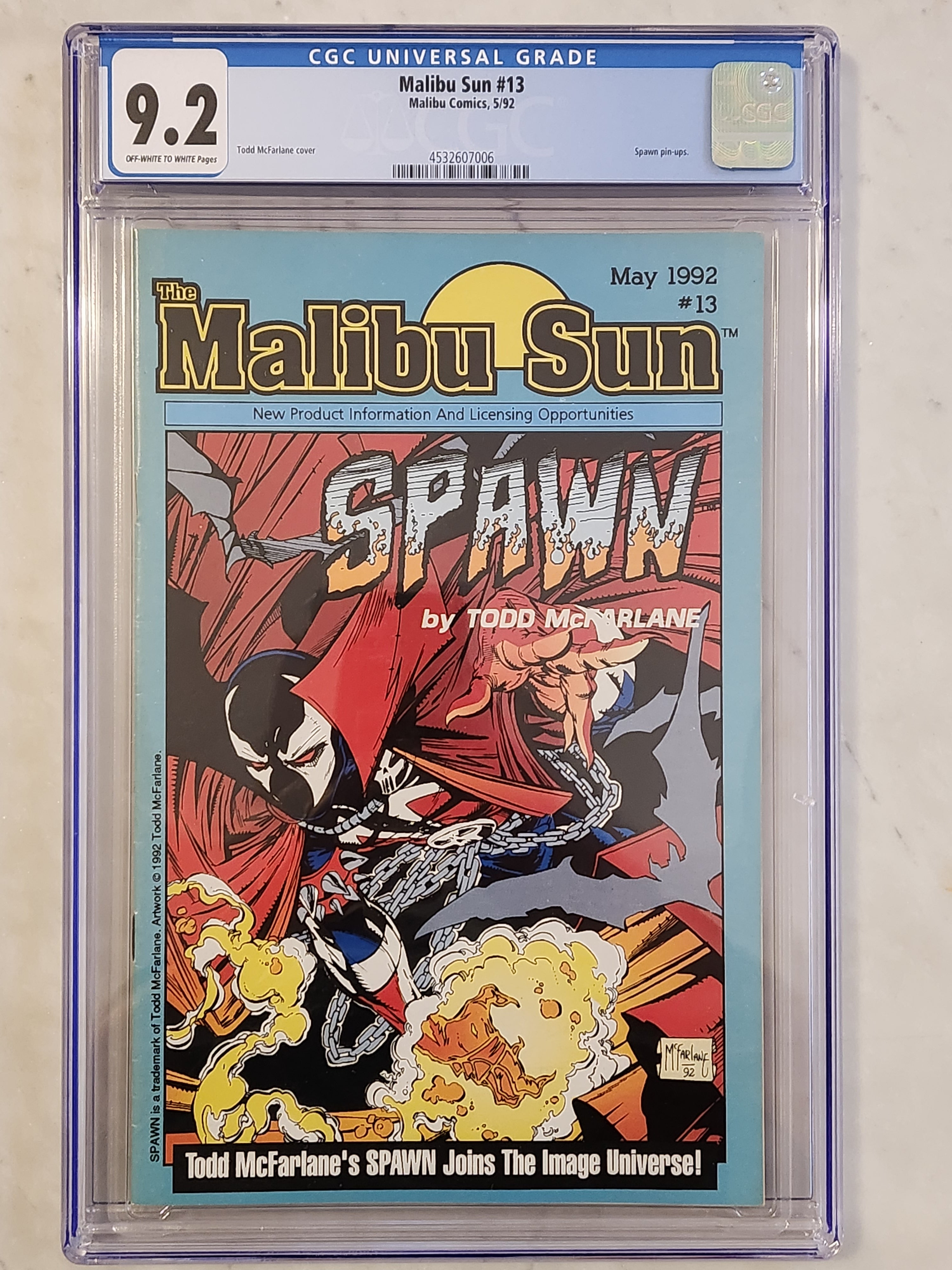 Malibu Sun #13 | CGC 9.2 NM- | Predates Spawn 1
