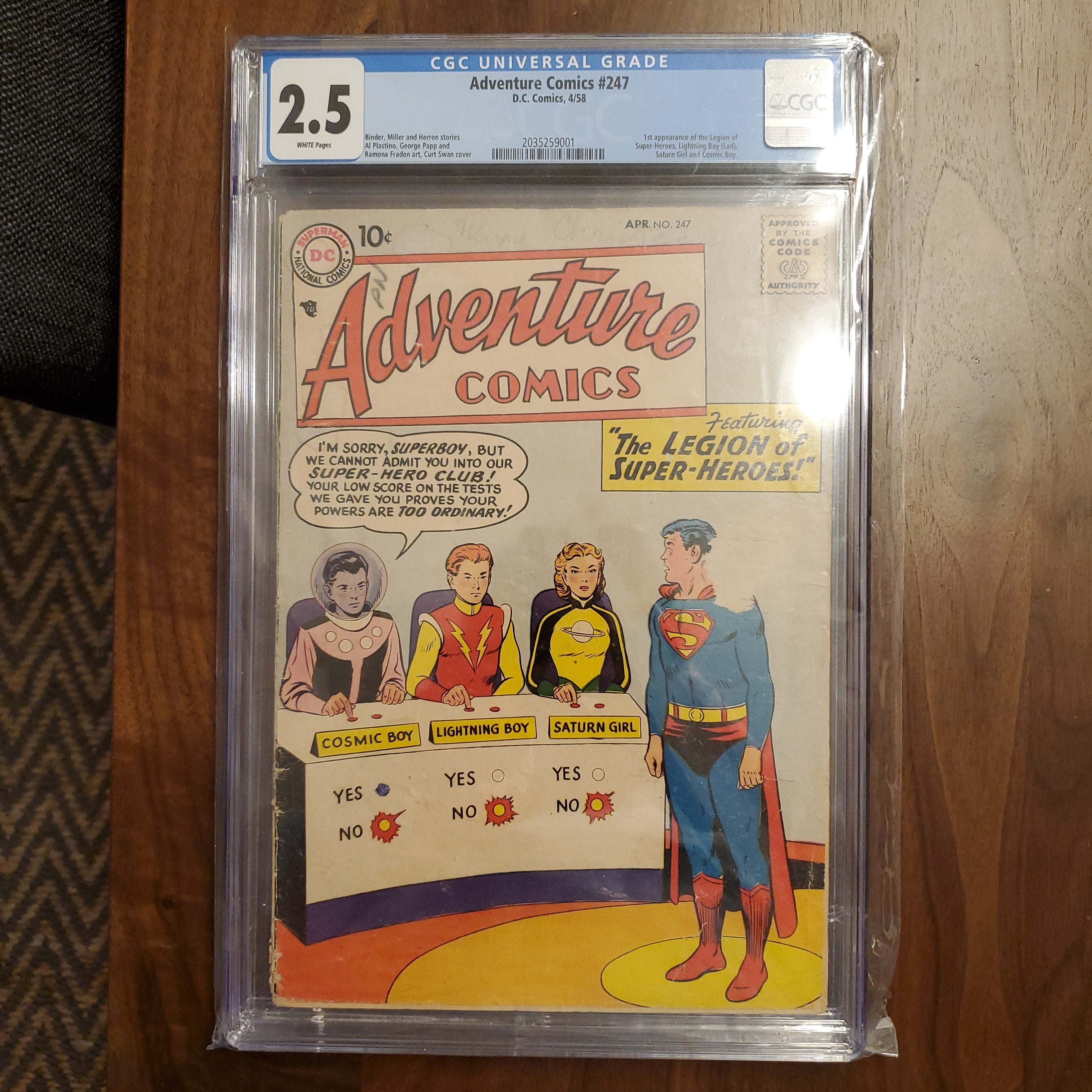 Adventure Comics #247 | CGC 2.5  | 1st The Legion of Super-Heroes