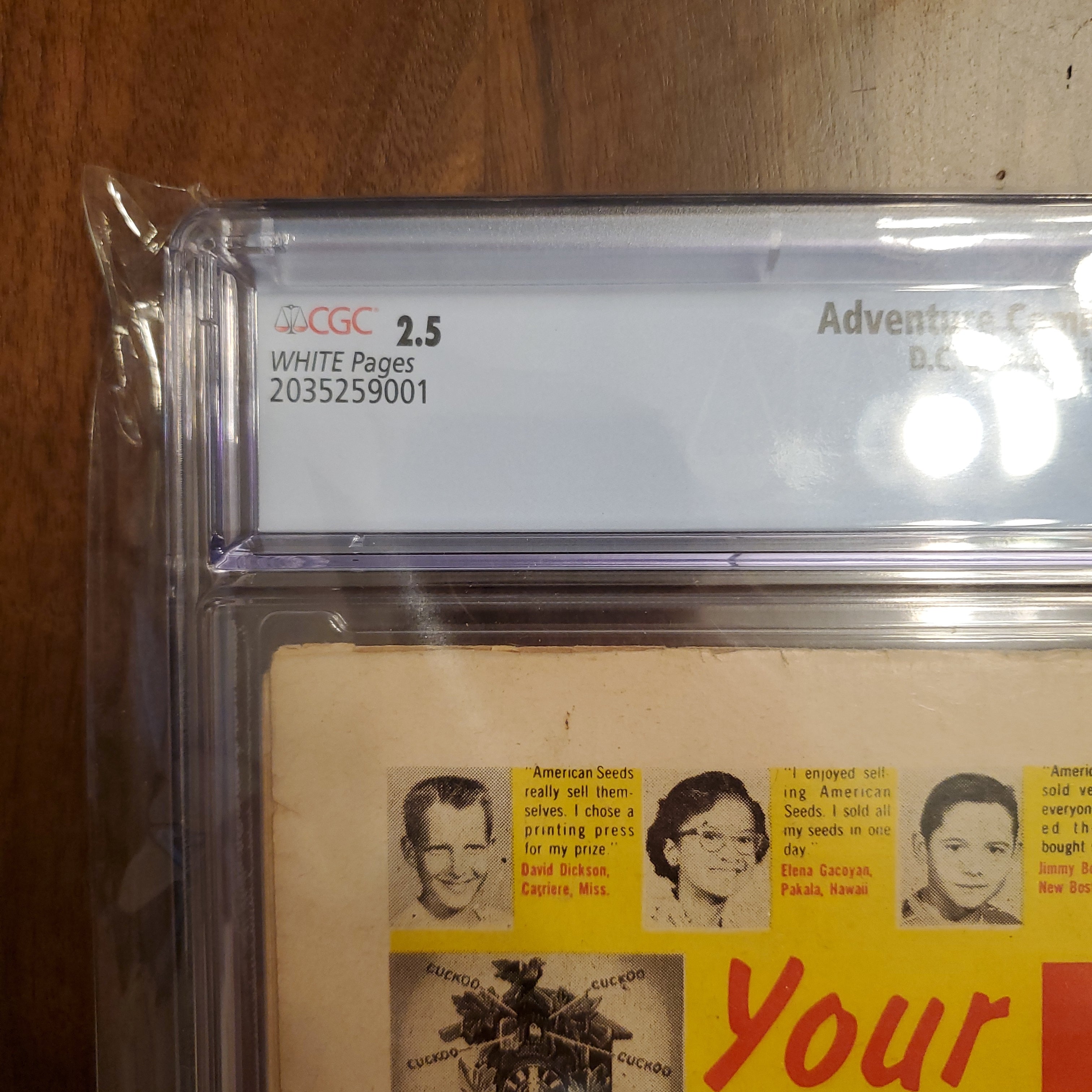 Adventure Comics #247 | CGC 2.5  | 1st The Legion of Super-Heroes