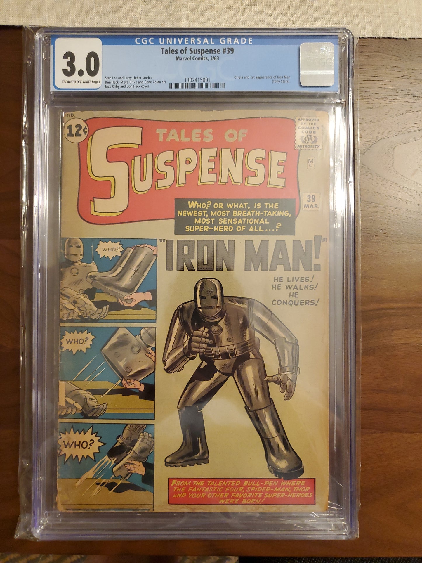 Tales of Suspense #39 | CGC 3.0  | Silver Age | 1st Appearance Of Iron Man