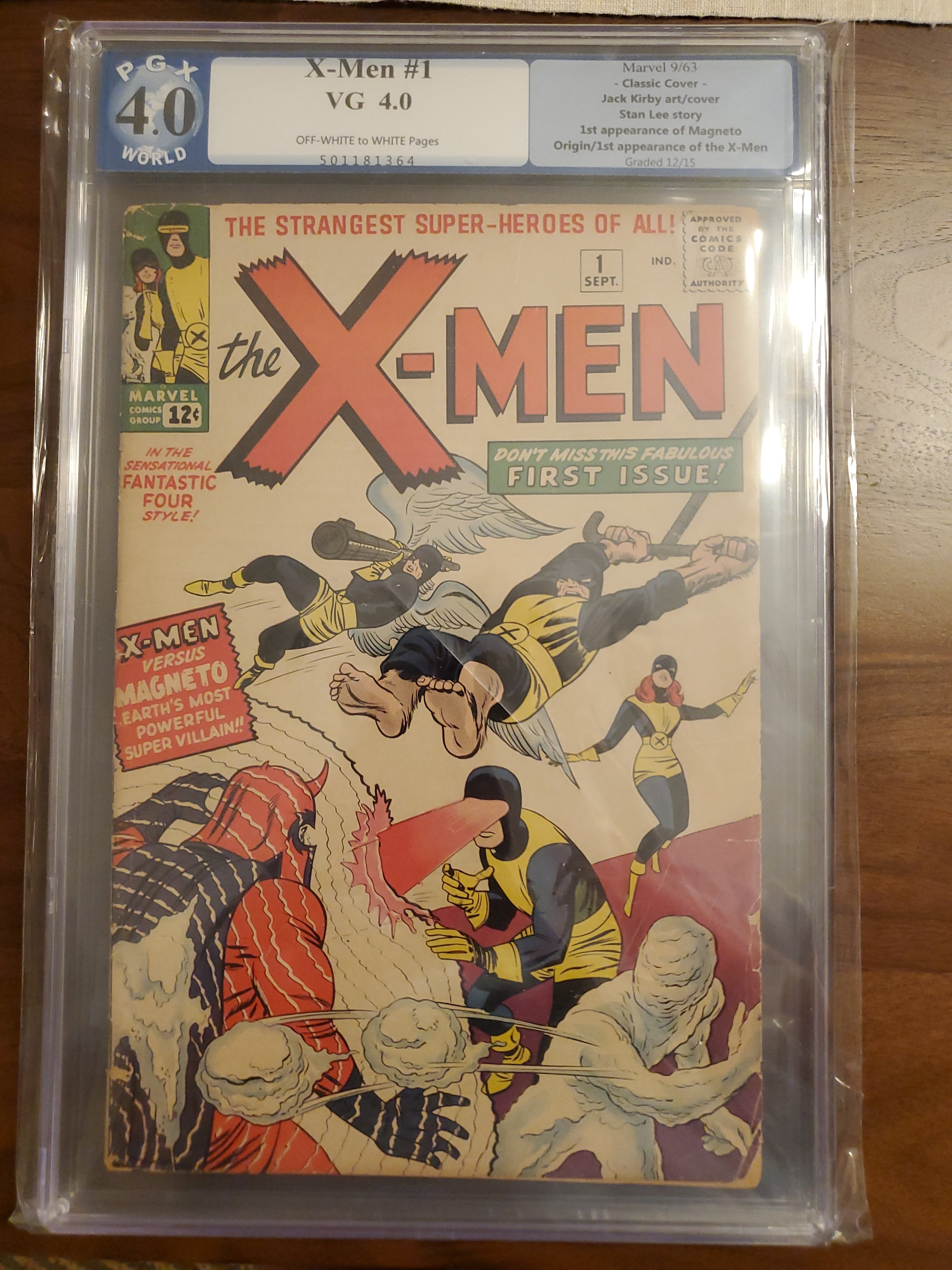 X-Men #1 | PGX  4.0  | 1st The X-Men (Prof. X, Cyclops, Jean Grey, Angel, Beast, Iceman)
