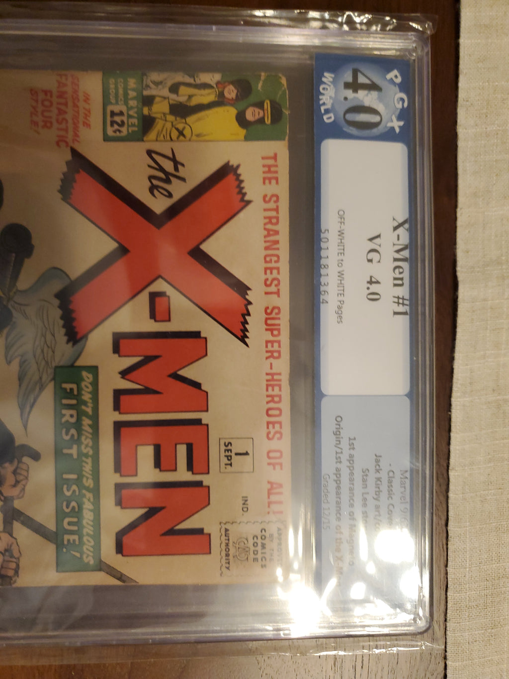 X-Men #1 | PGX  4.0  | 1st The X-Men (Prof. X, Cyclops, Jean Grey, Angel, Beast, Iceman)