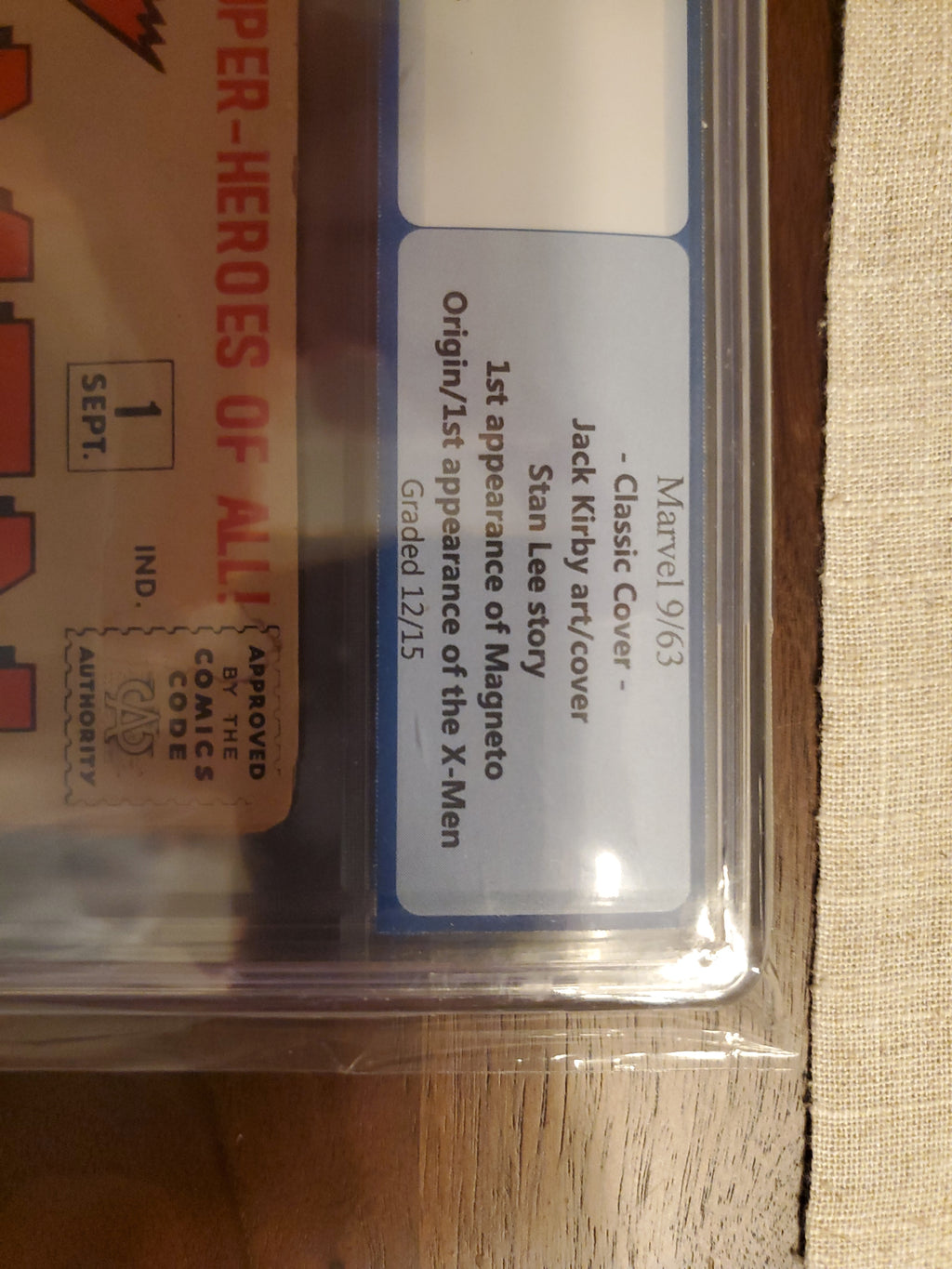 X-Men #1 | PGX  4.0  | 1st The X-Men (Prof. X, Cyclops, Jean Grey, Angel, Beast, Iceman)