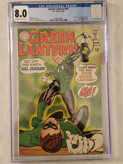 Green Lantern #59 | CGC 8.0  | Silver Age | 1st Appearance Of Guy Gardner