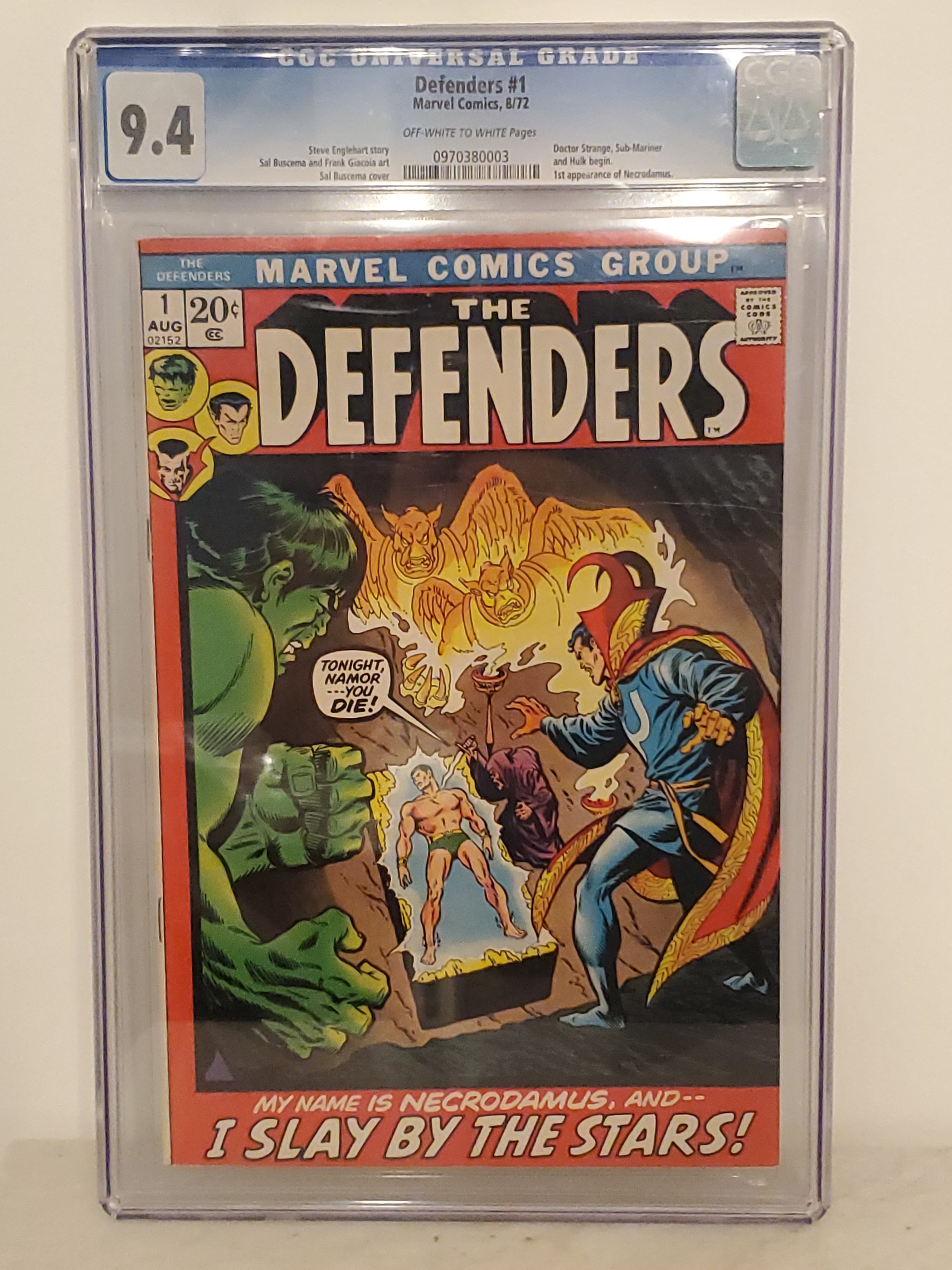 Defenders #1 | CGC 9.4  Marvel Comics