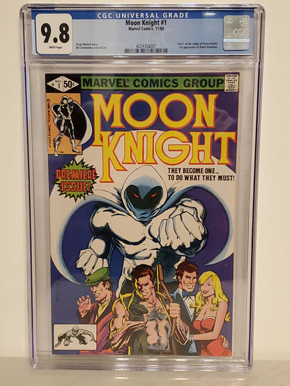 Moon Knight #1 | CGC 9.8  | Copper Age Marvel Comics
