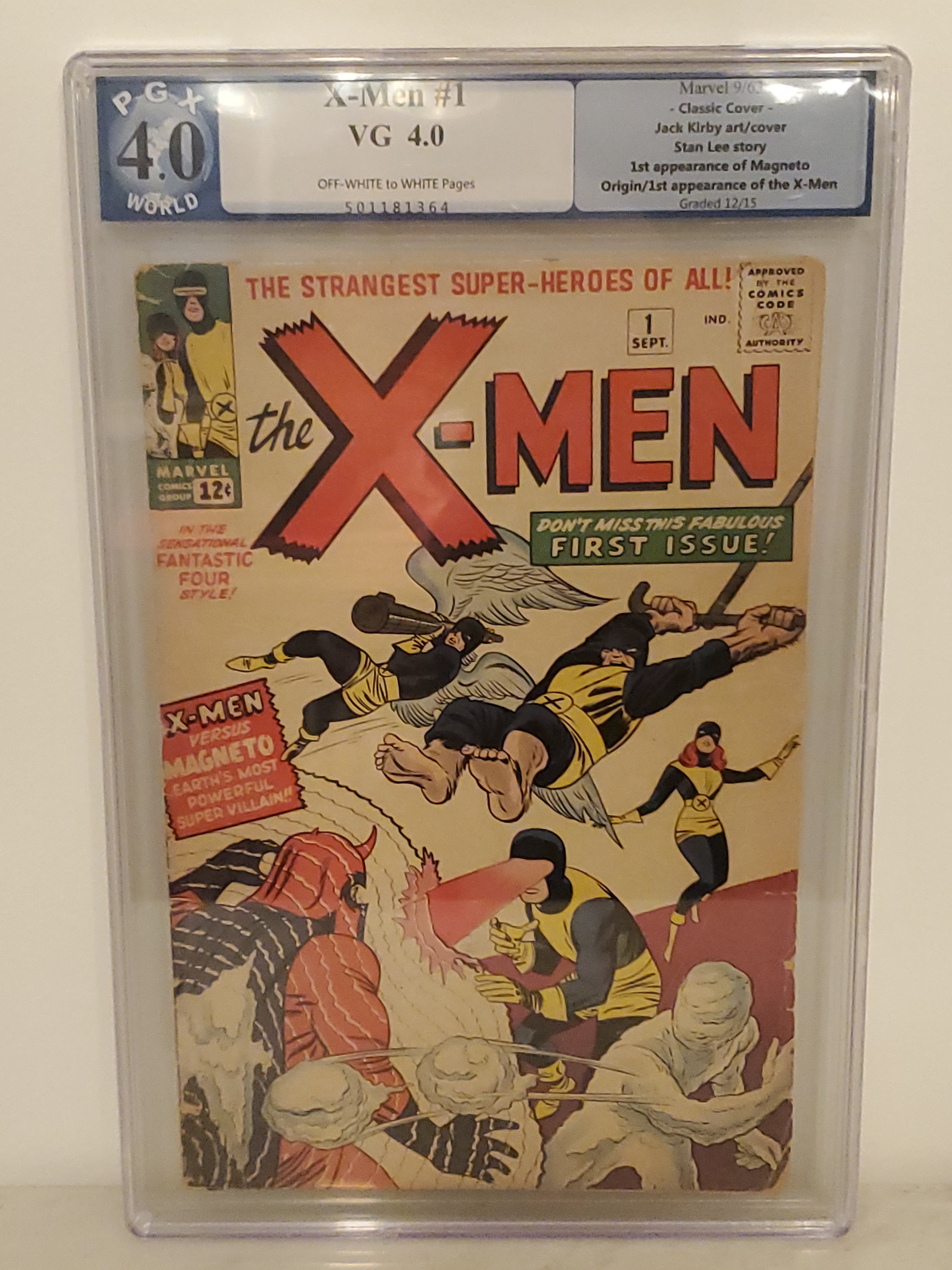 X-Men #1 | PGX  4.0  | 1st The X-Men (Prof. X, Cyclops, Jean Grey, Angel, Beast, Iceman)