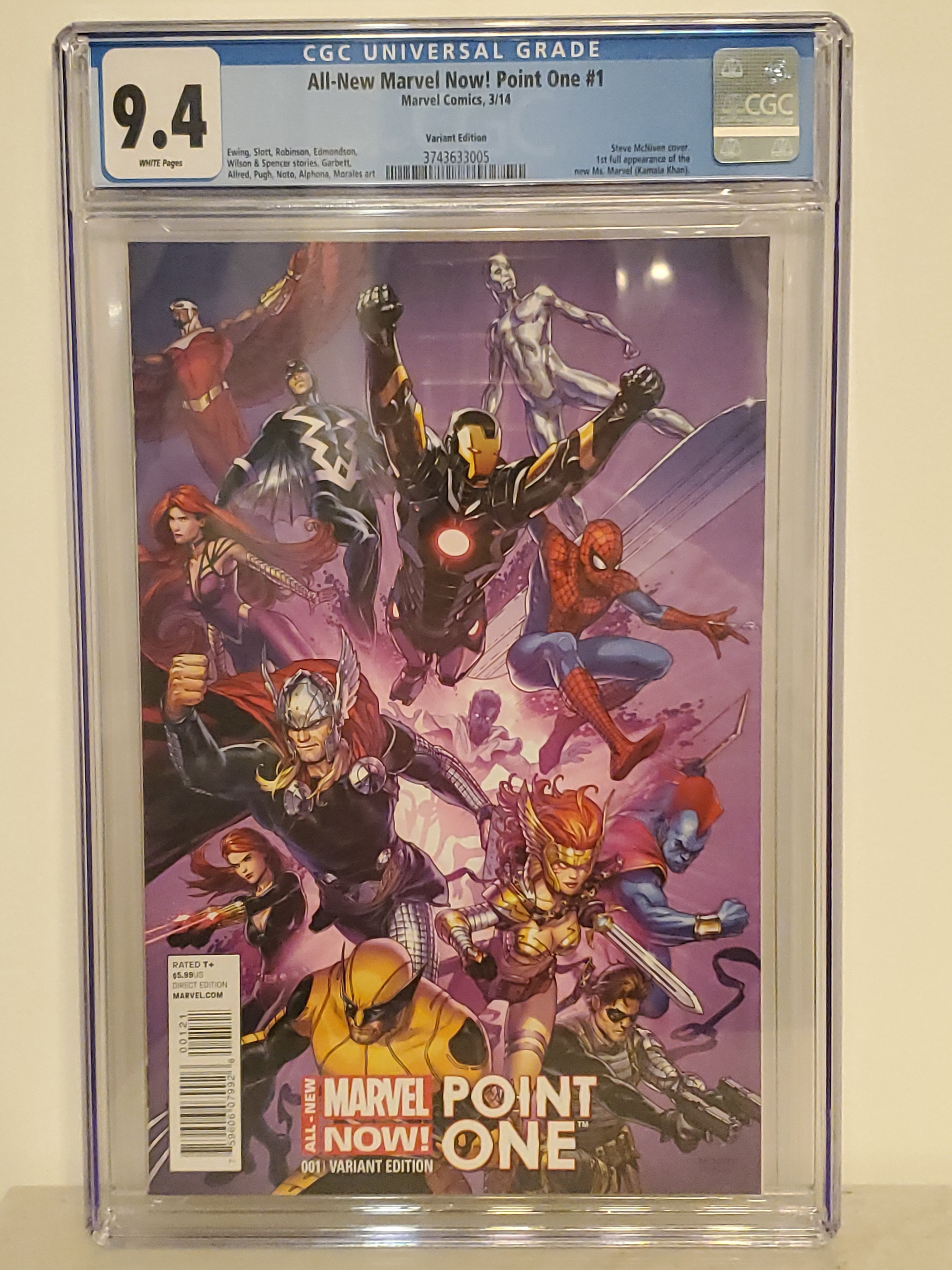 All-New Marvel Now! Point One #1 | CGC 9.4 | Modern Age | 1st