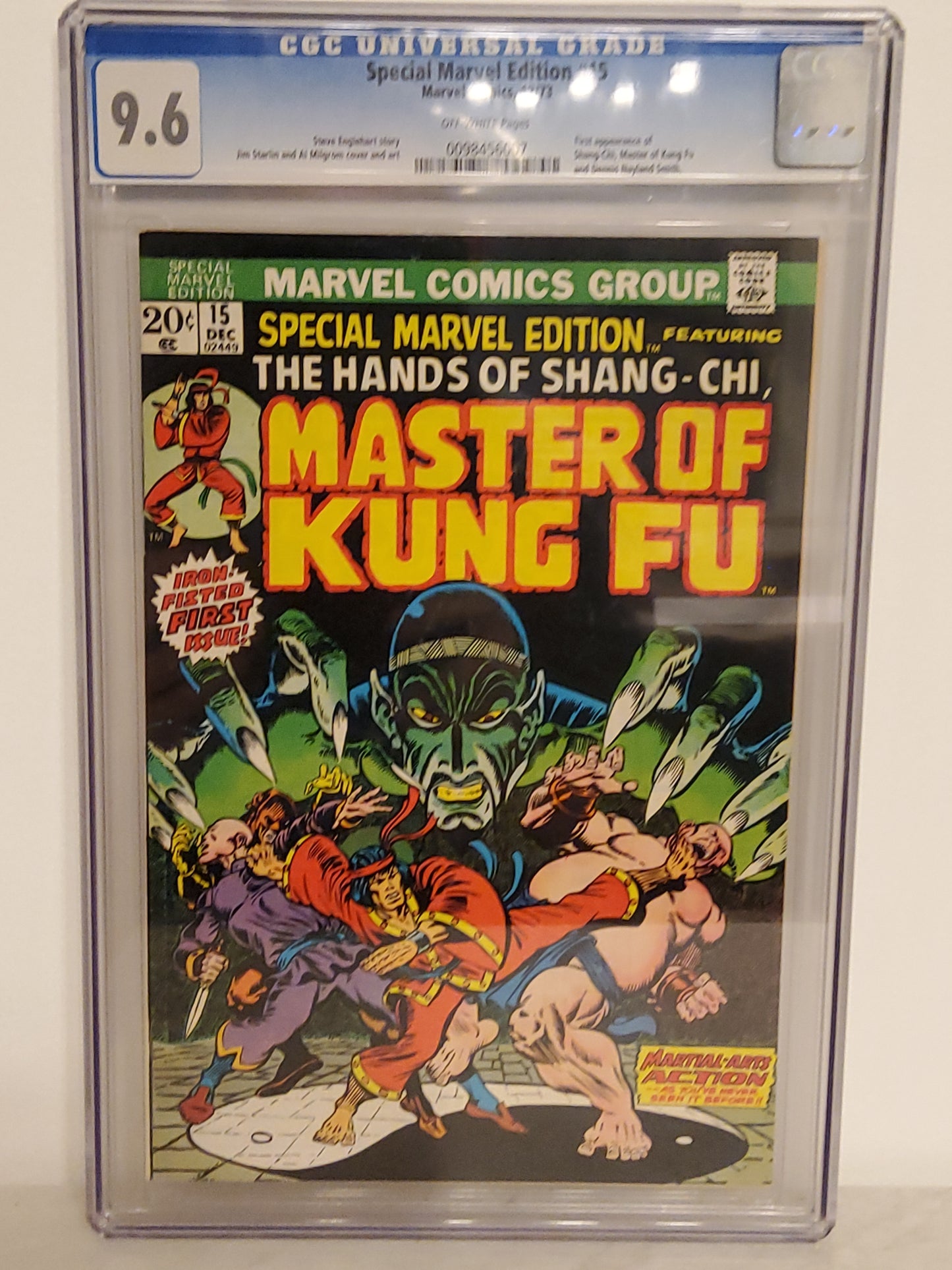 Special Marvel Edition #15 | CGC 9.6  | Bronze Age | 1st Appearance Of Shang Chi