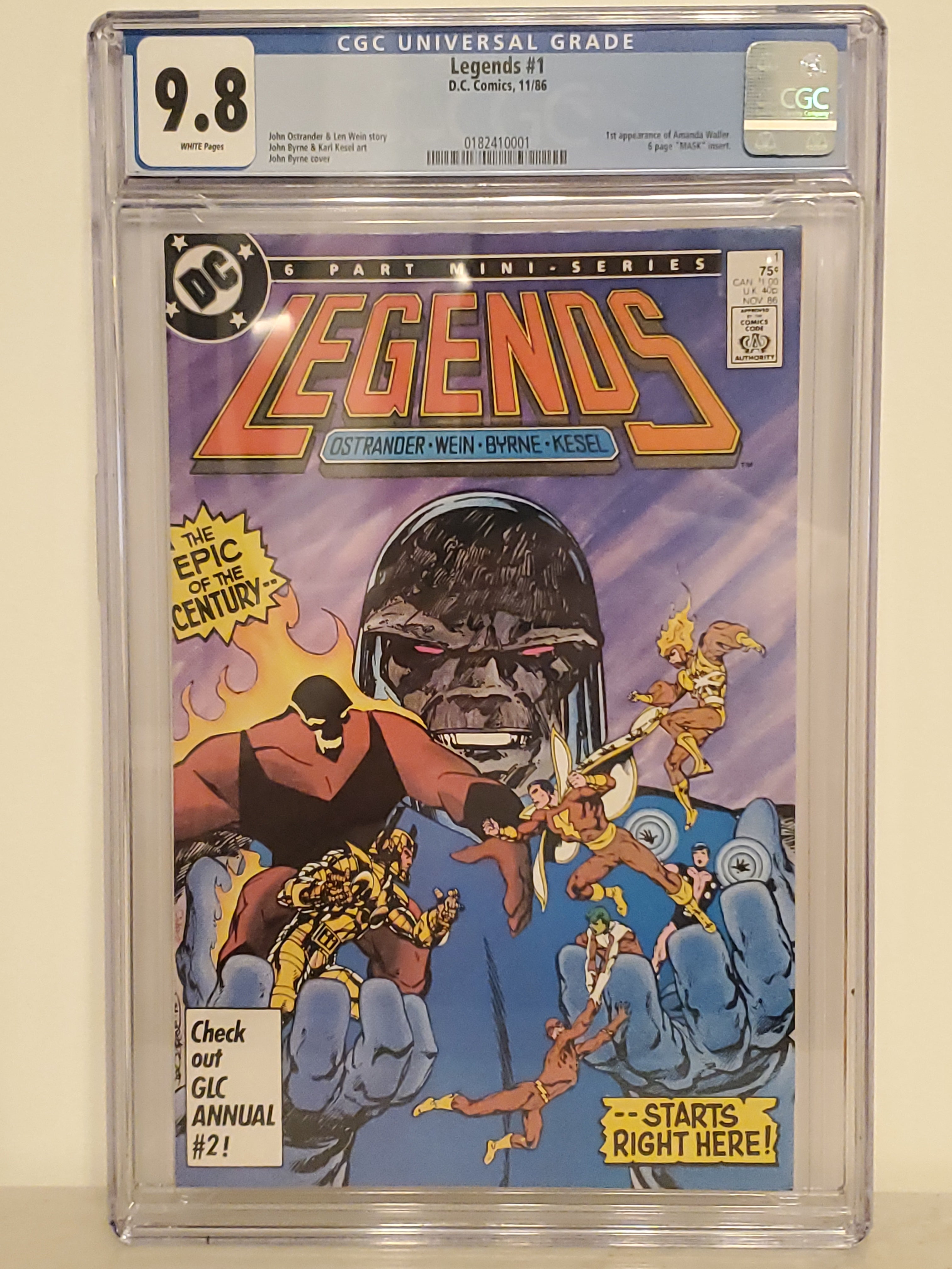 Legends #1 | CGC 9.8  | 1st Amanda Waller