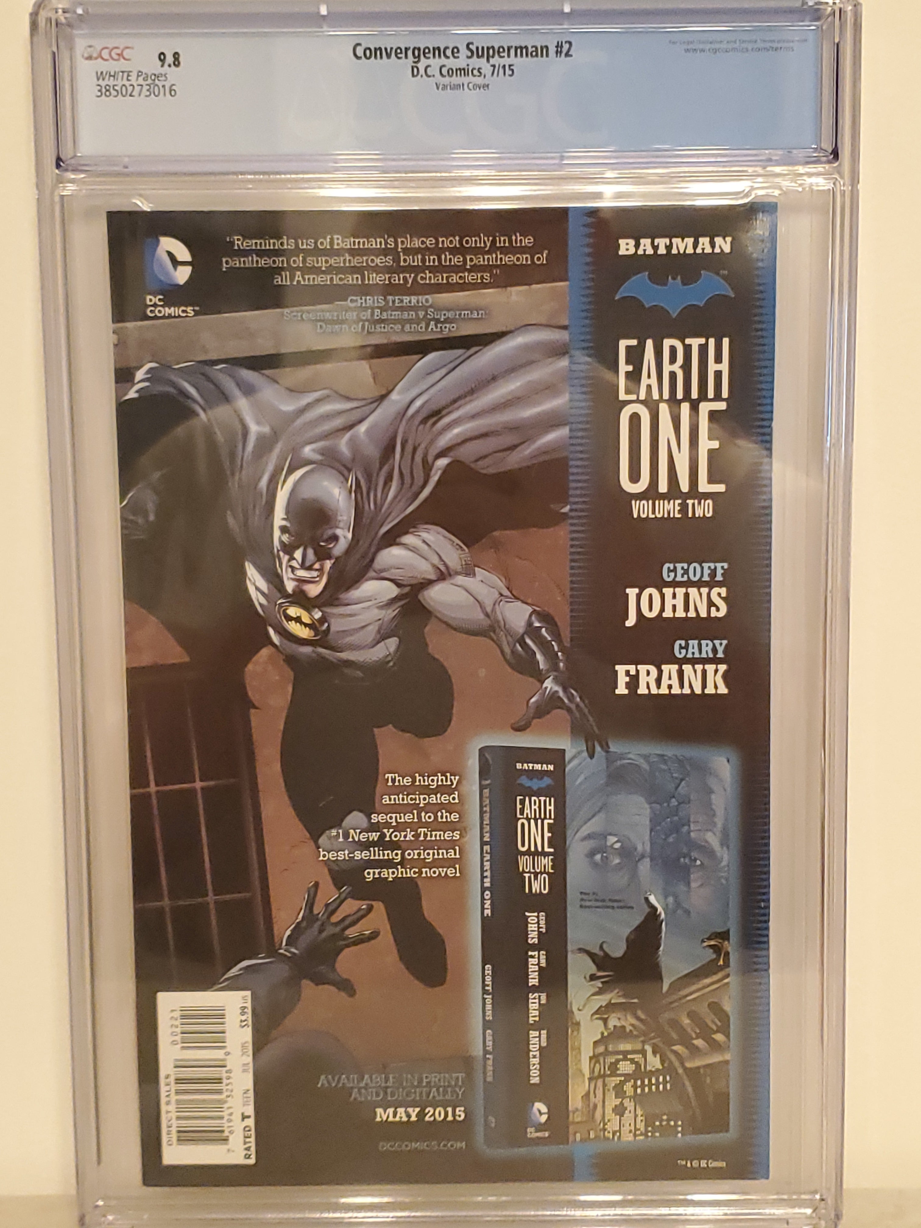 Convergence: Superman #2 | CGC 9.8  | 1st Jon (Superman 2) Kent | 1:15 Kidd Variant